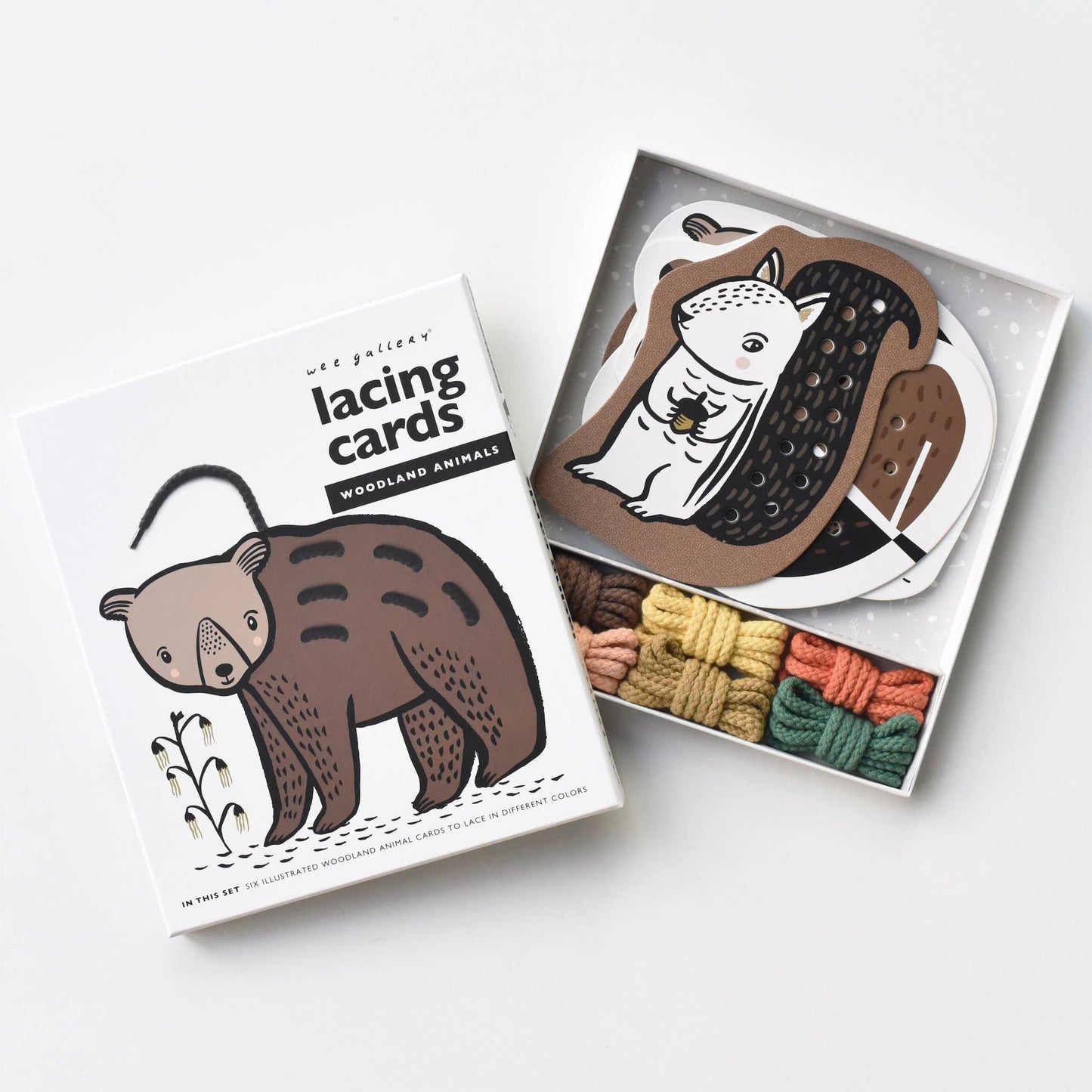 Woodland Animals- Lacing Cards