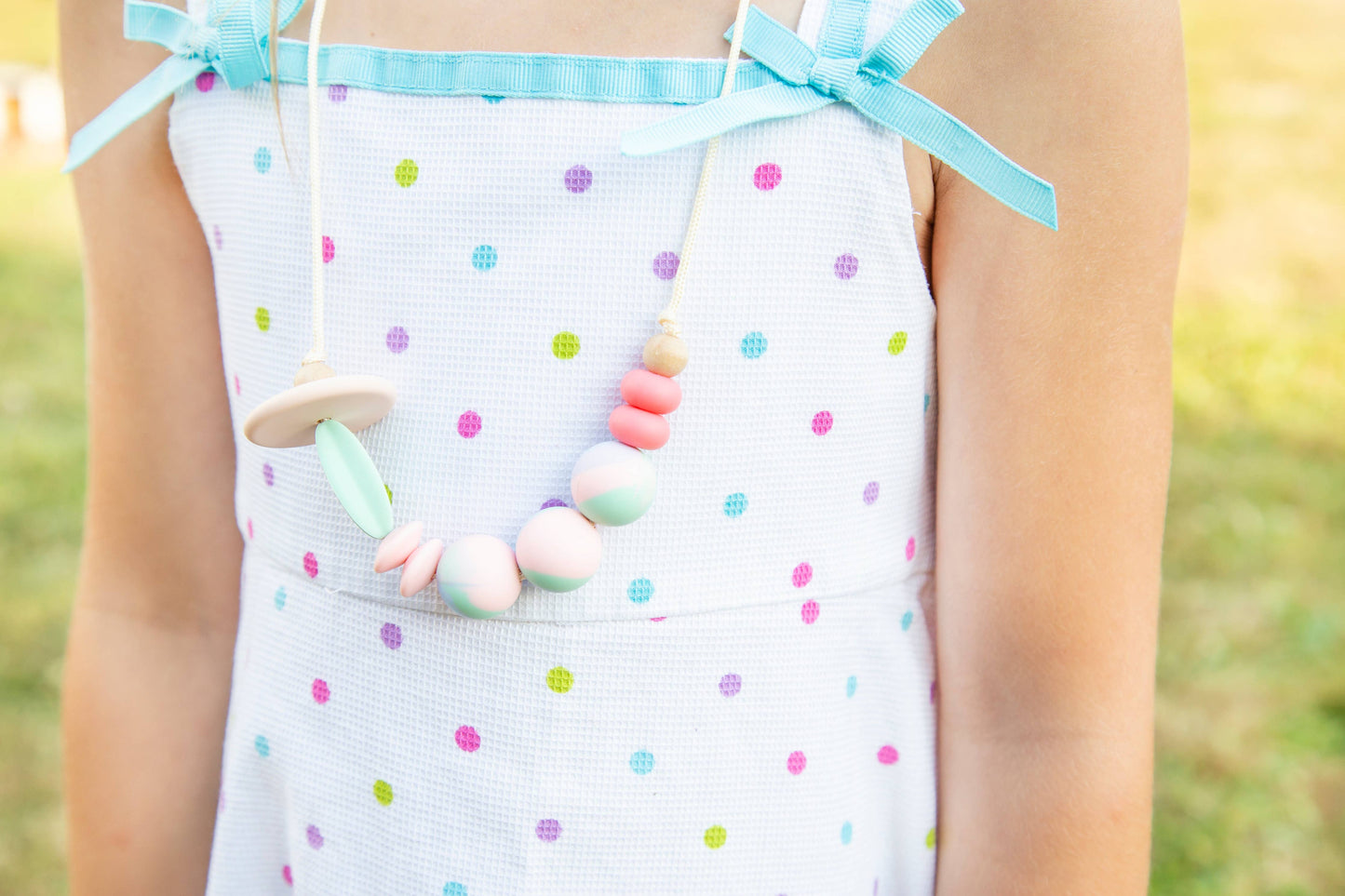 Silcone Bead Necklace- Child