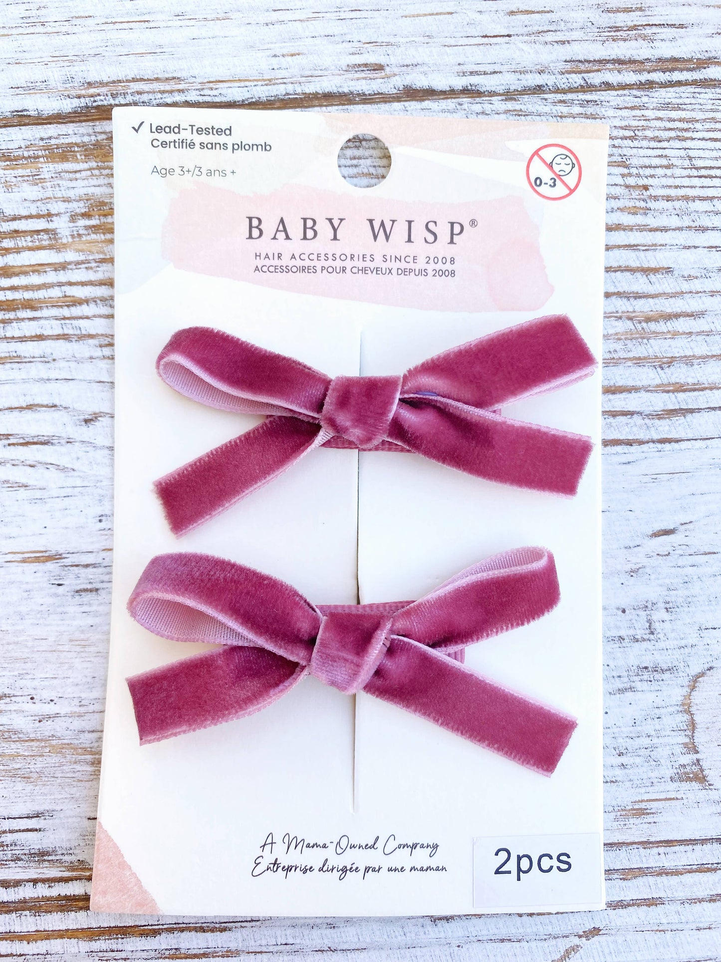 Velvet Pigtail Alligator Hair Clip Bows