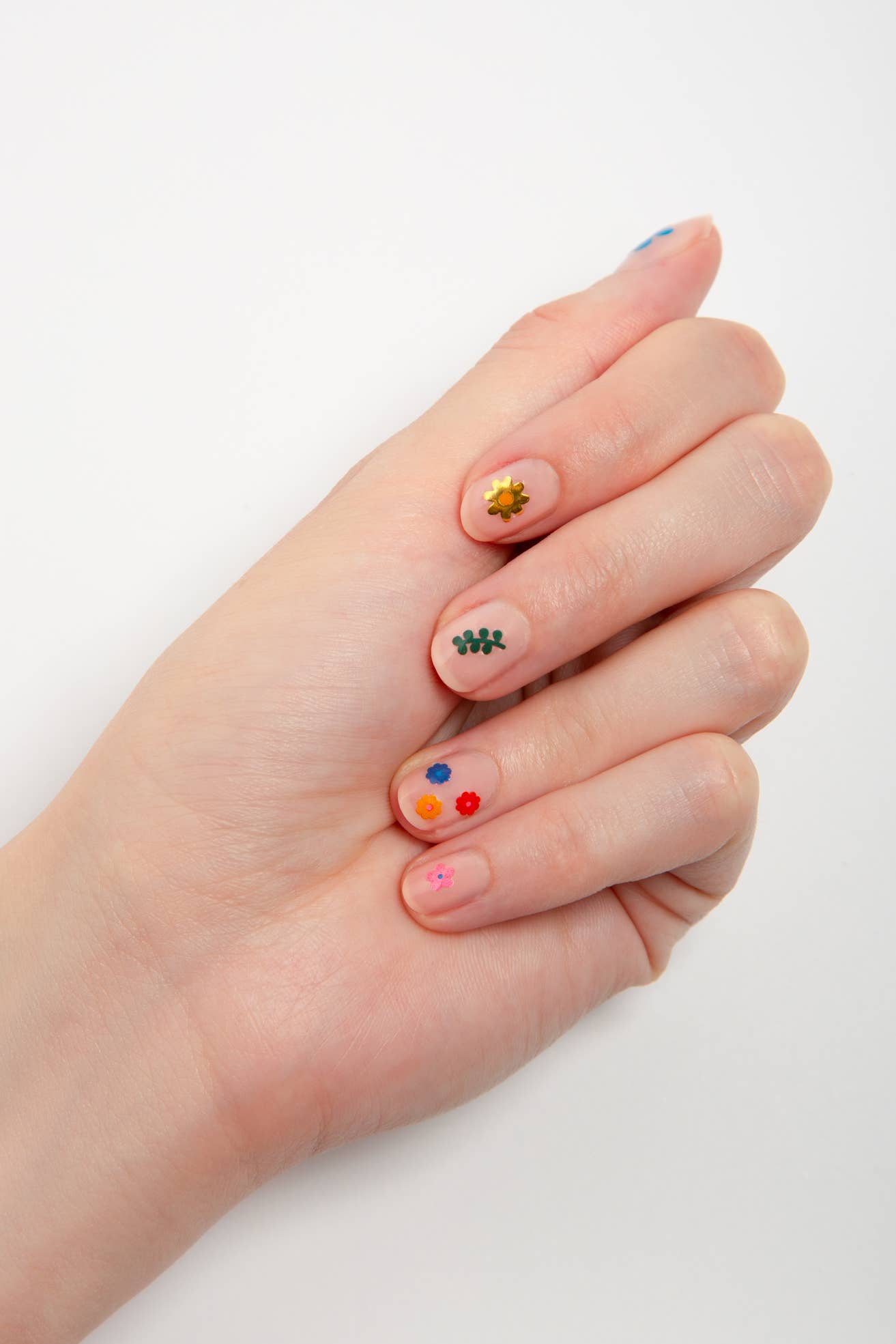 Flower Nails Stickers Art