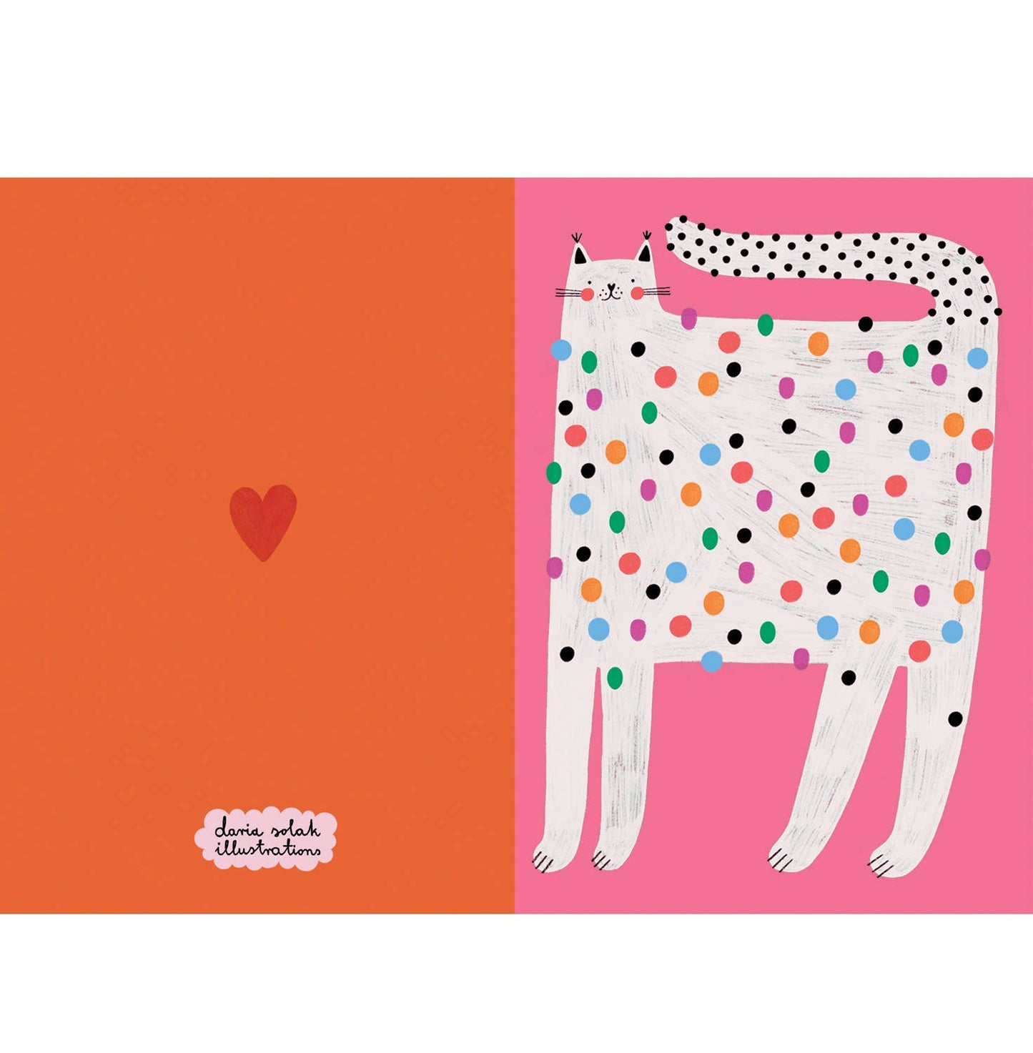 Spotted Cat Greeting Card