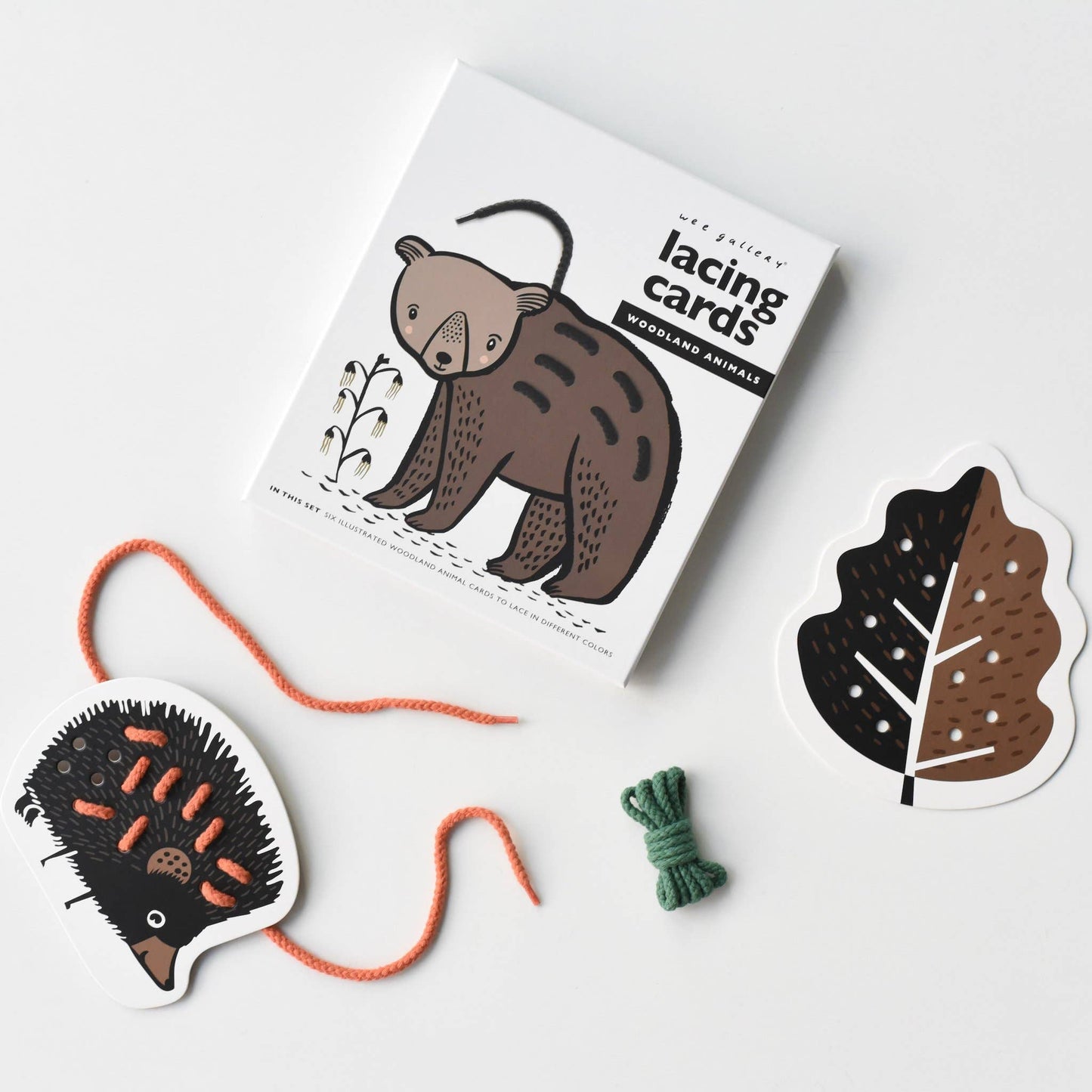 Woodland Animals- Lacing Cards