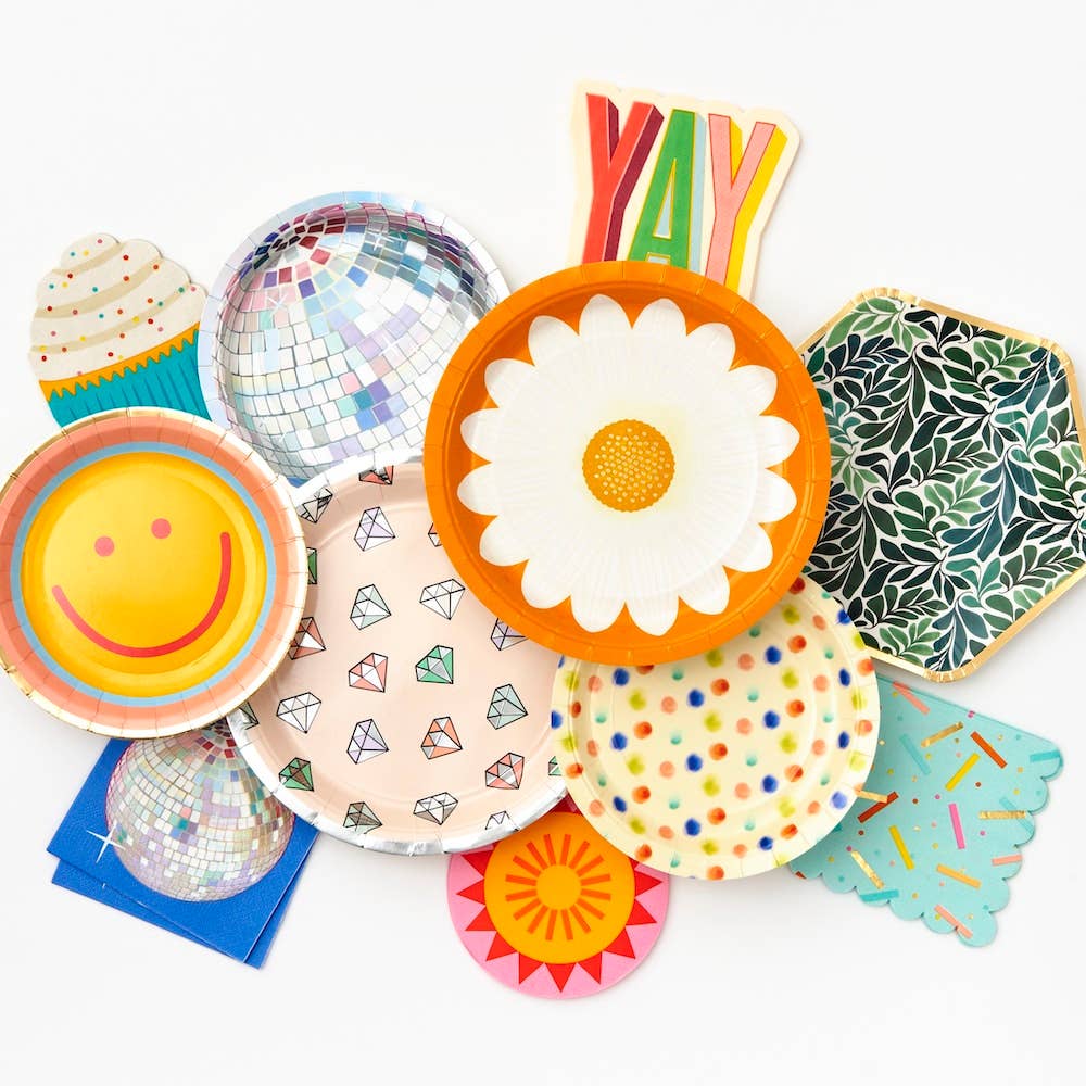 Disco Ball Party Plate