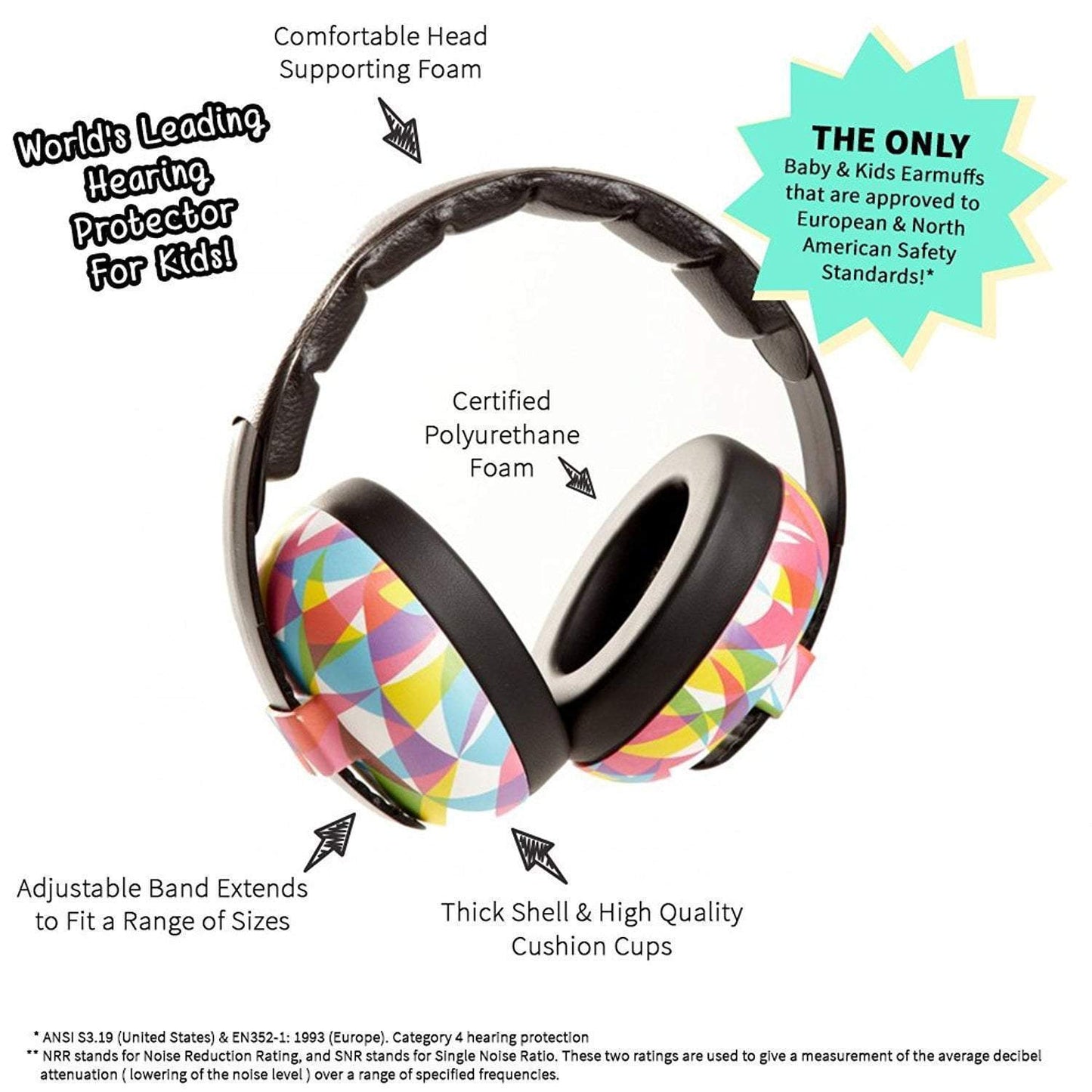 Baby Earmuffs Noise Attenuation Headphones