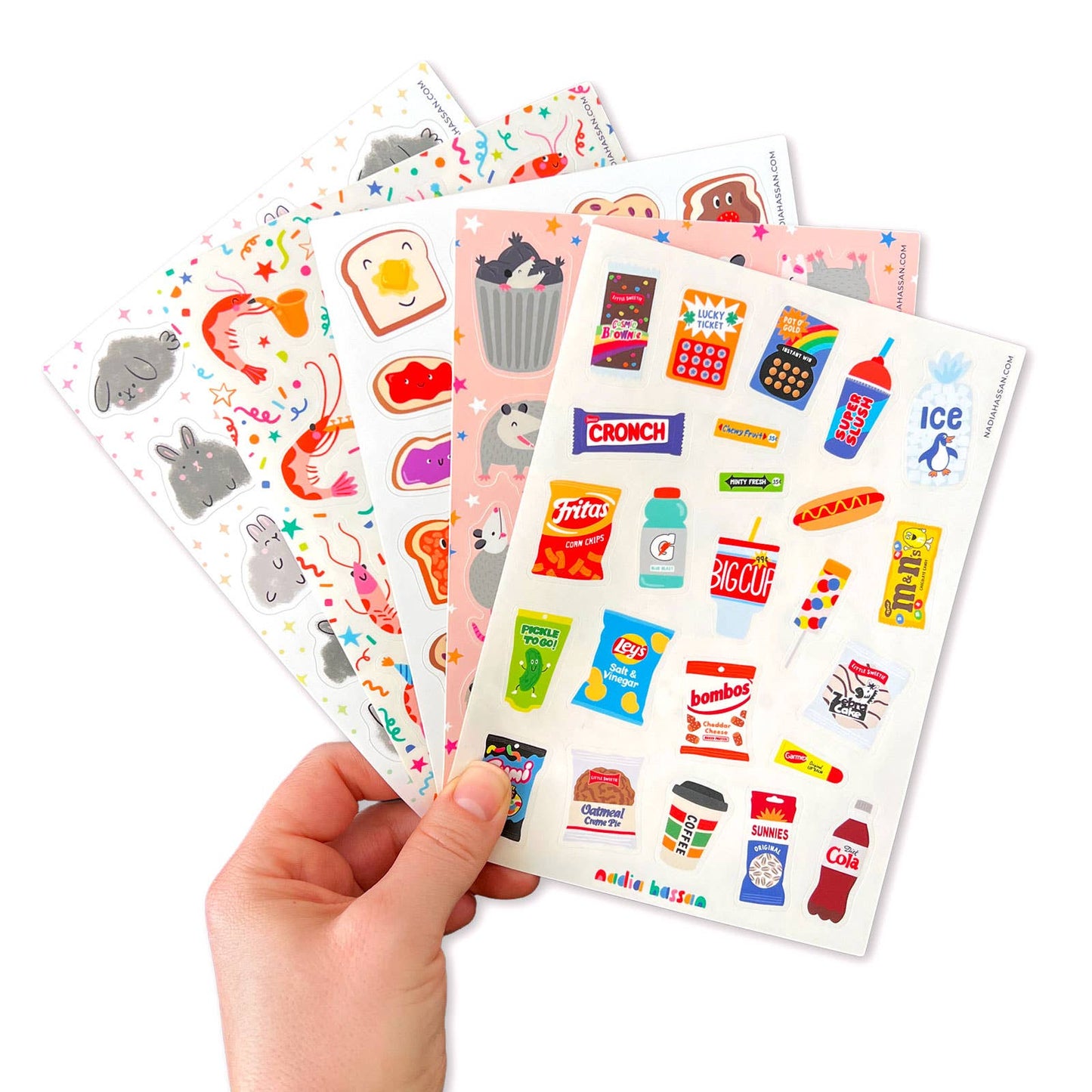 Awesome Possum 5x7 Sticker Sheet