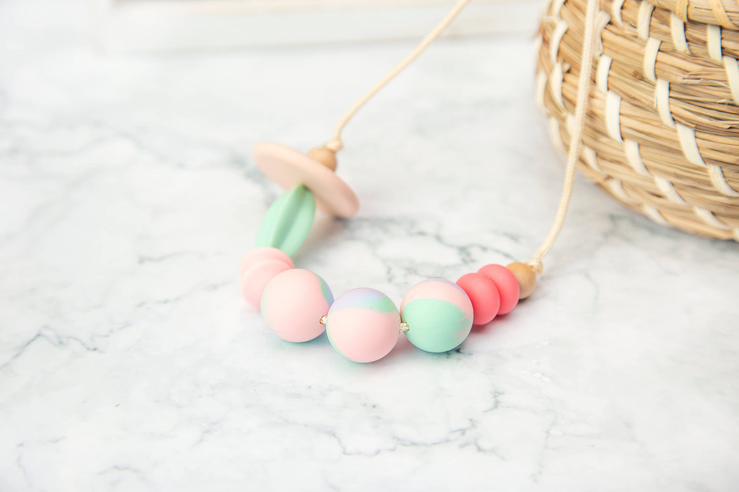 Silcone Bead Necklace- Child