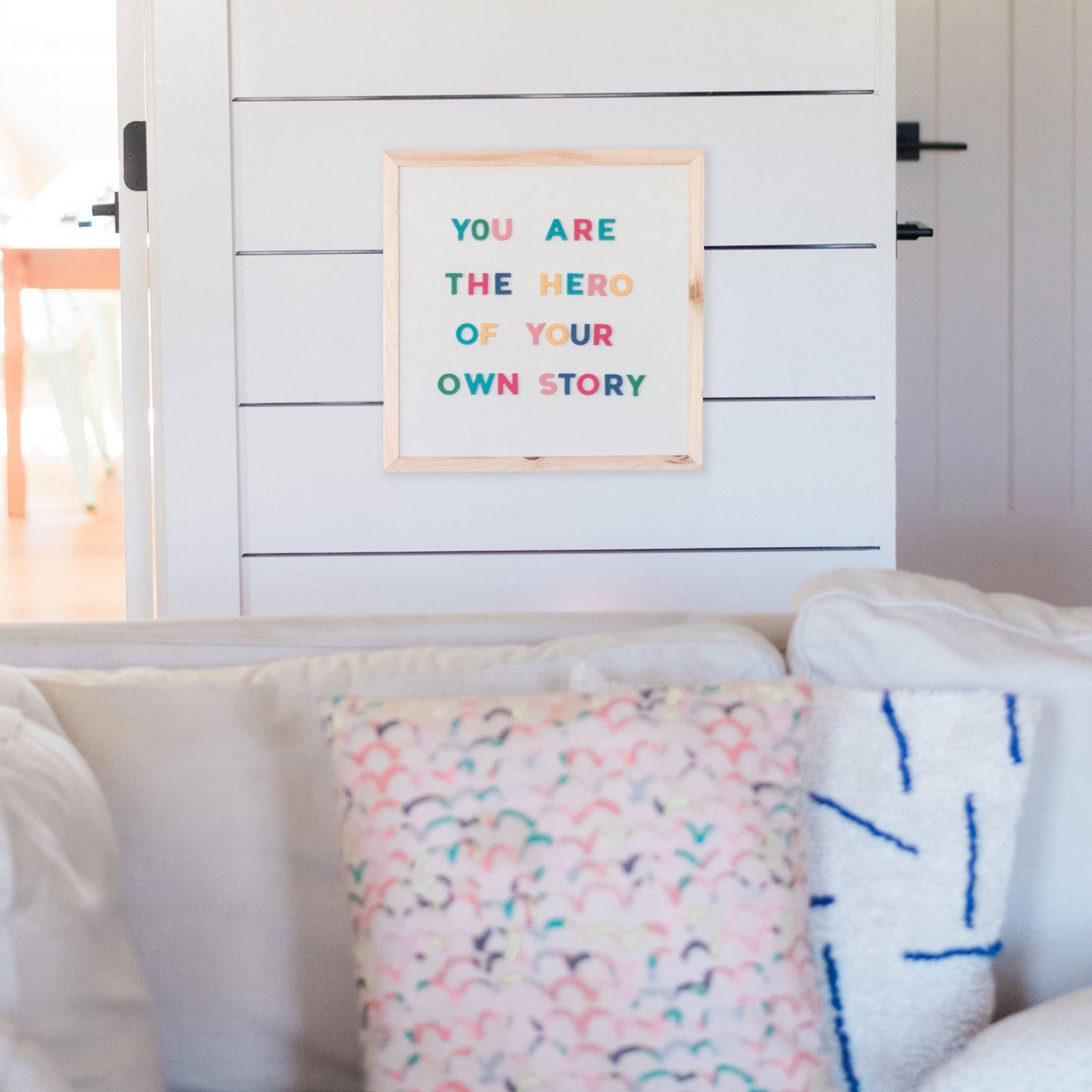 1" Preppy Rainbow Magnetic Letters