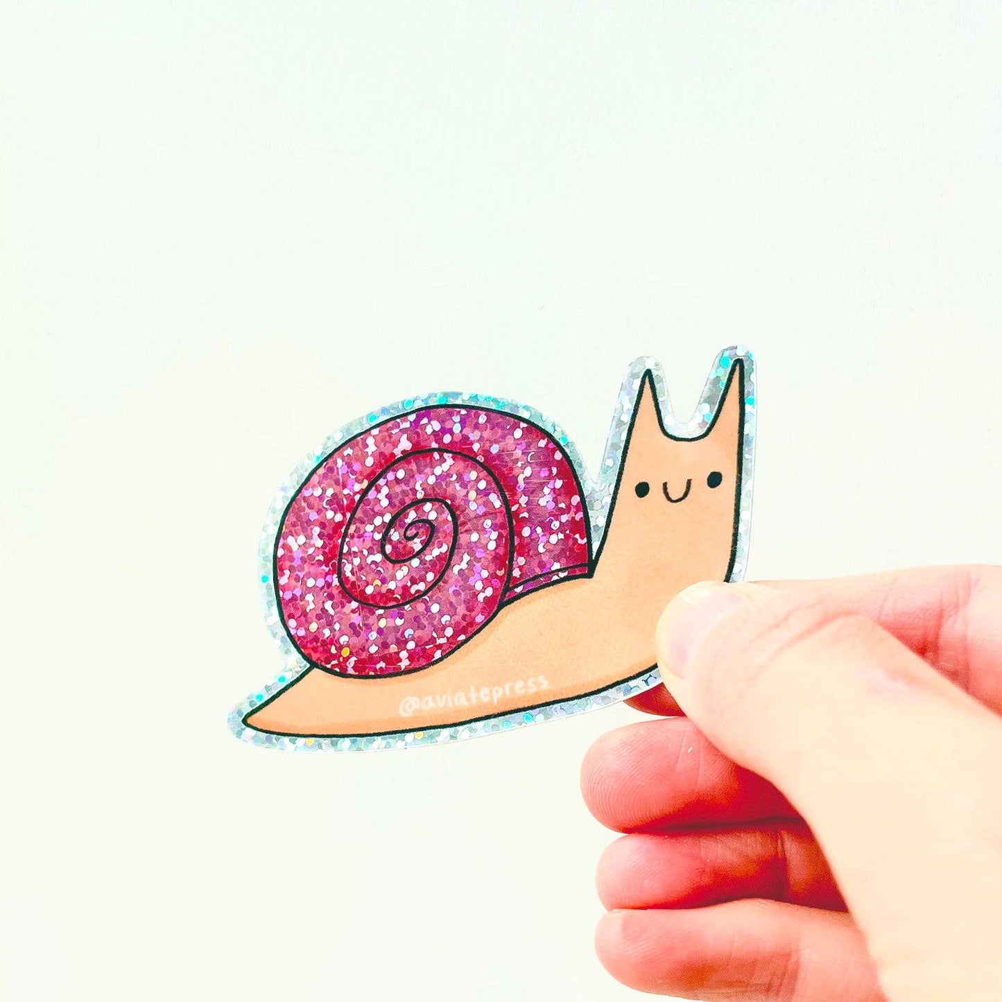 Sparkly Snail Sticker