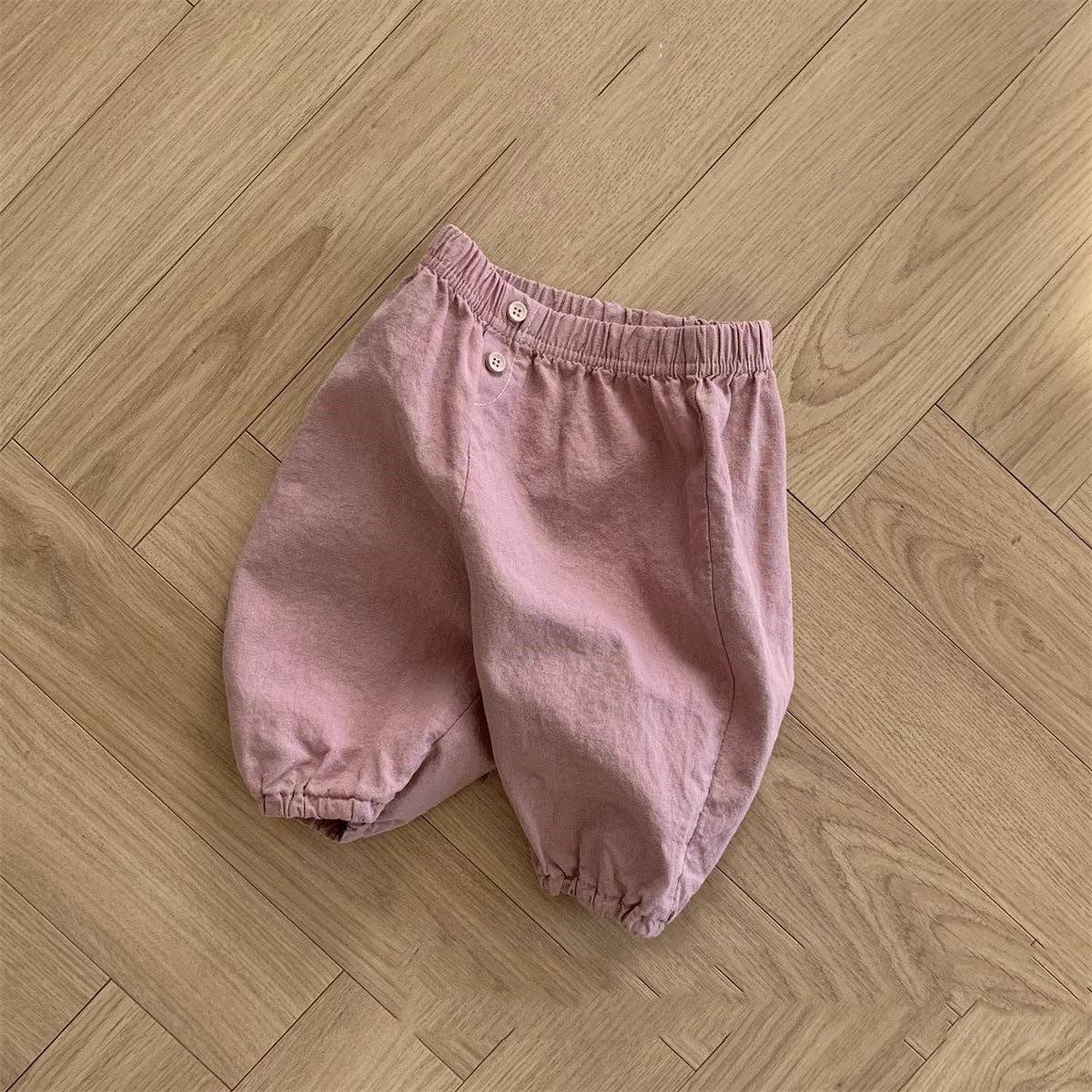 Crinkle Cotton Pull on Pants