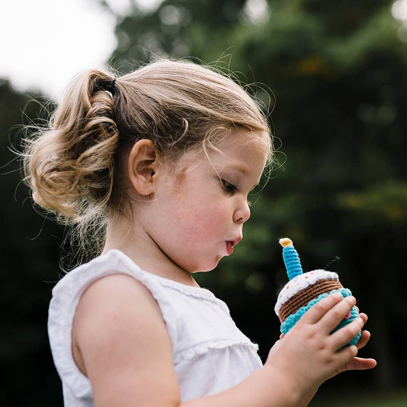 Birthday Cupcake Rattle