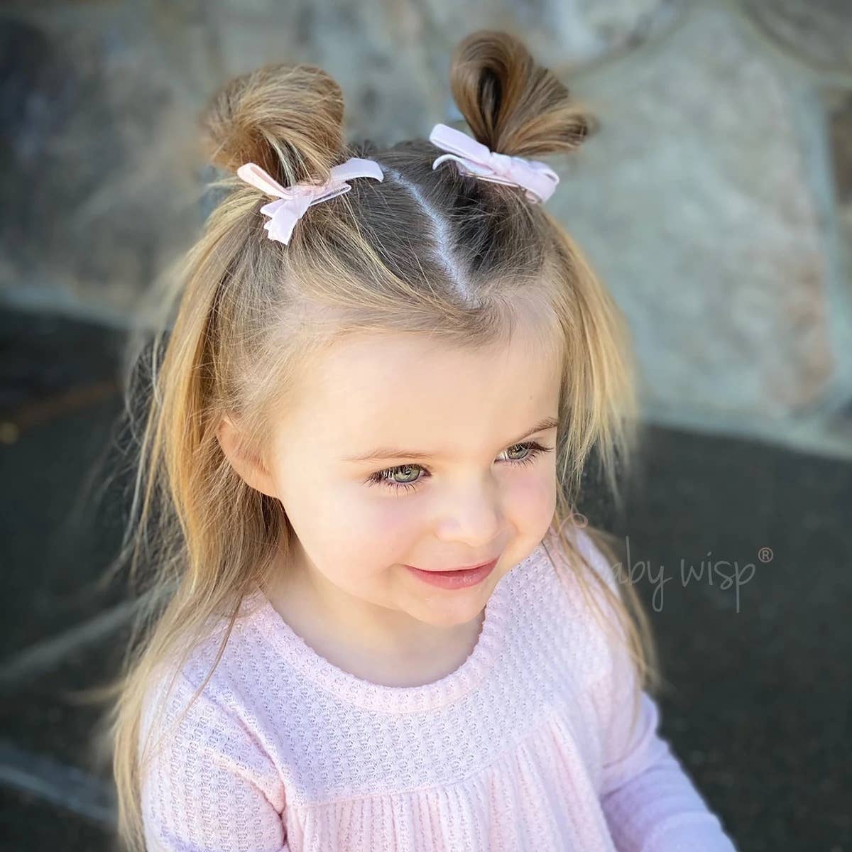 Velvet Pigtail Alligator Hair Clip Bows