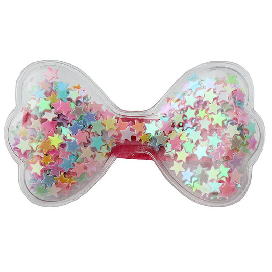 Confetti Bow Hair Clips