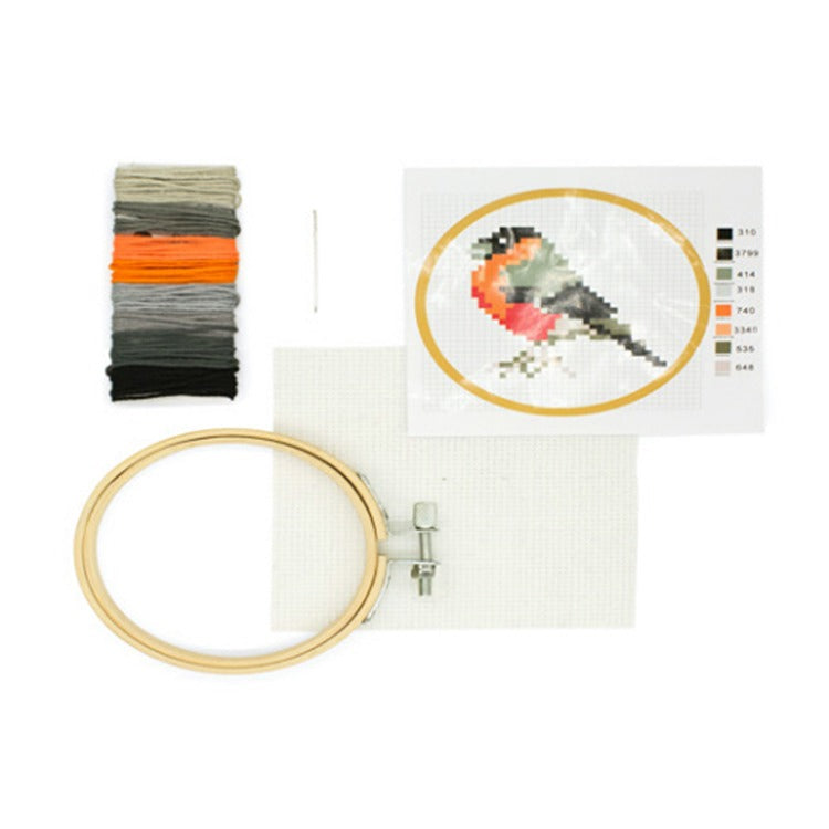 Mini CrossStitch EmbroideryKit-Bird