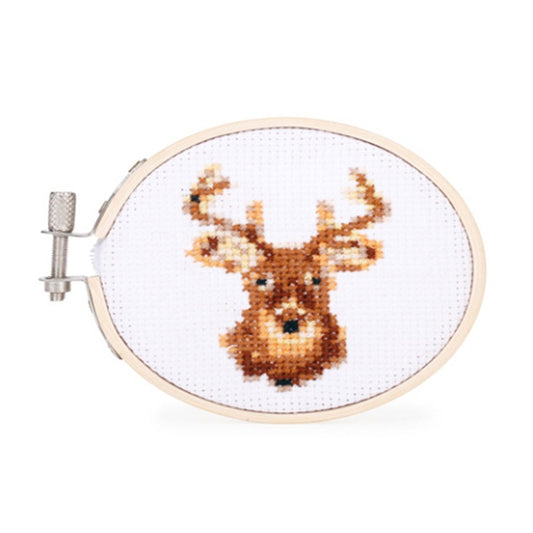 Mini Cross Stitch Kit - Deer