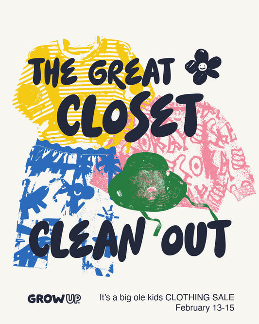 The Great Closet Clean Out- It's a BIG OLE SALE!