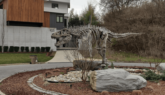 Where are the dinosaur houses in Nashville?