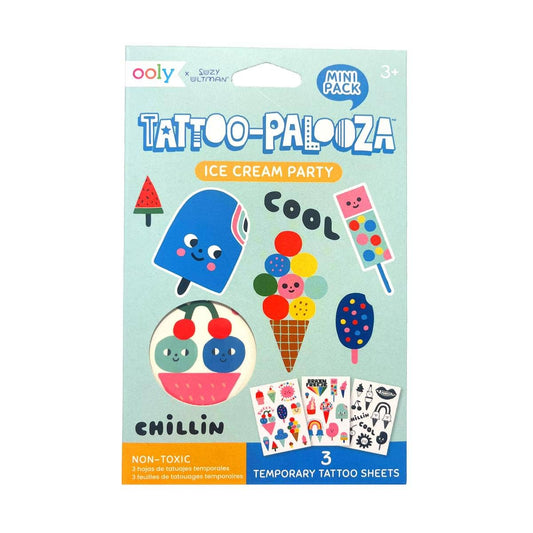 Ice Cream Party Temporary Tattoos