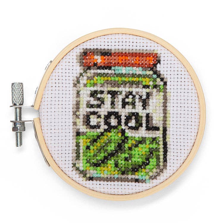 Pickle Mini Cross Stitch Embroidery