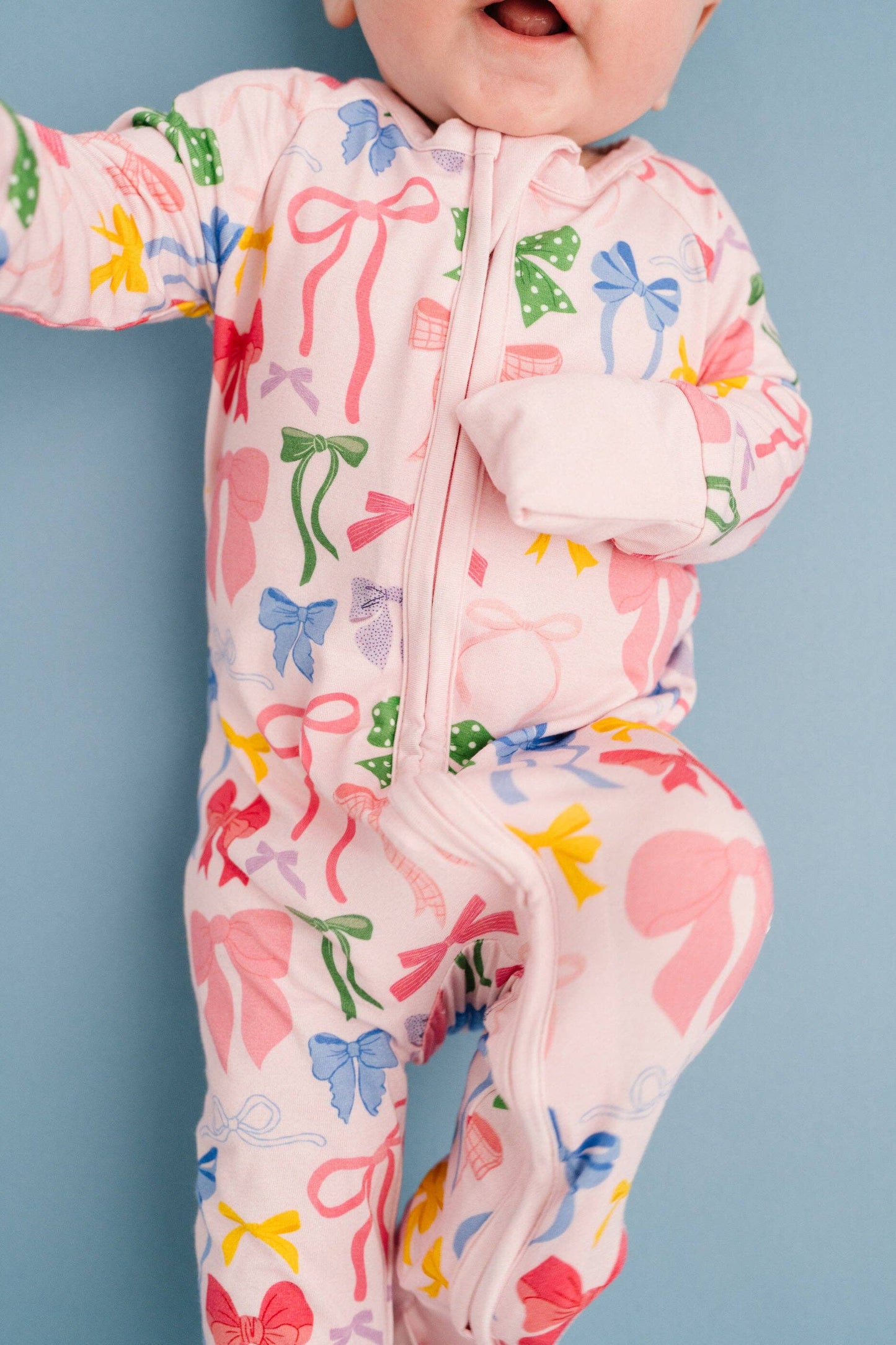 Bow Collection Bamboo Pajama Sleeper