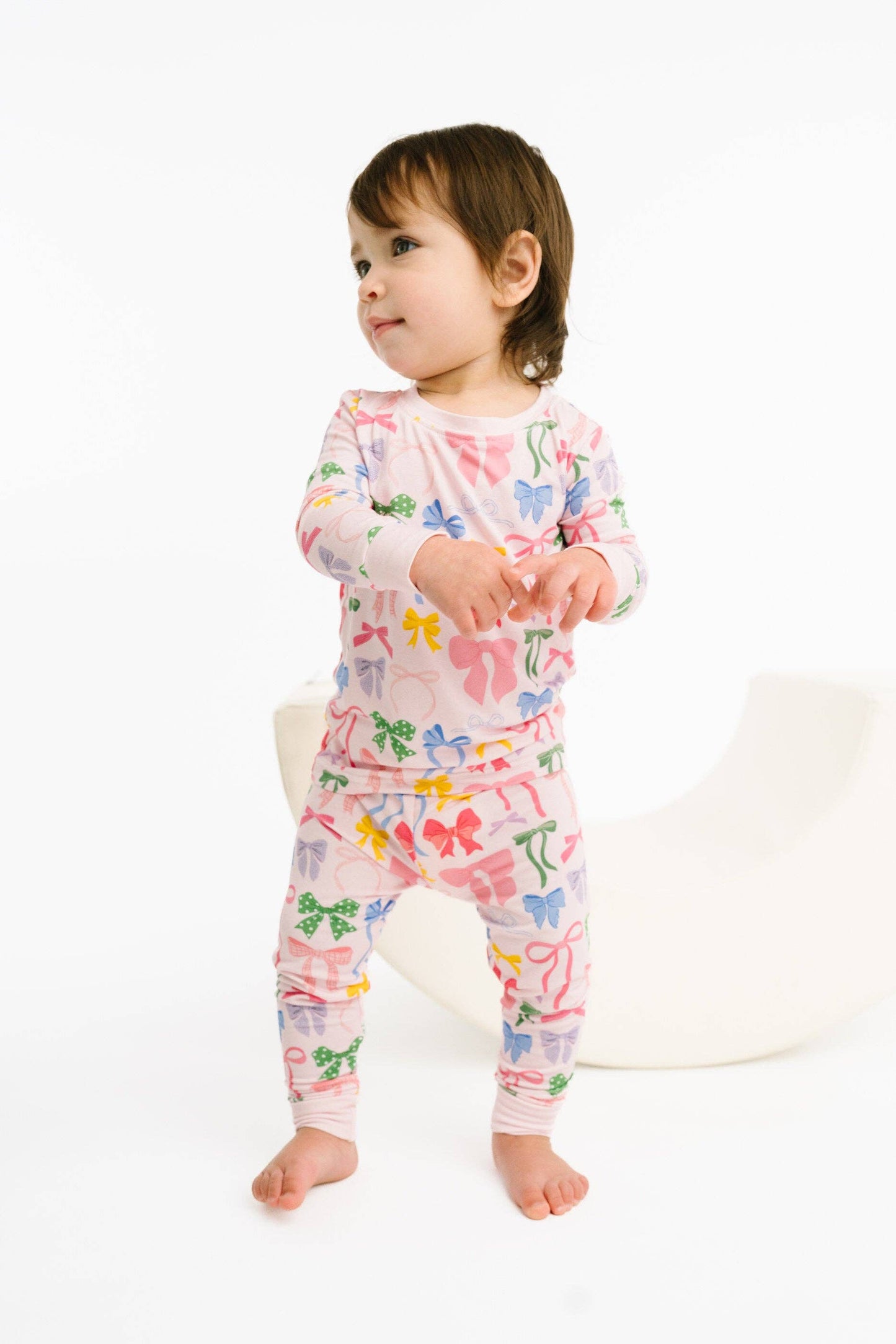 Bow Collection Bamboo Pajama Set