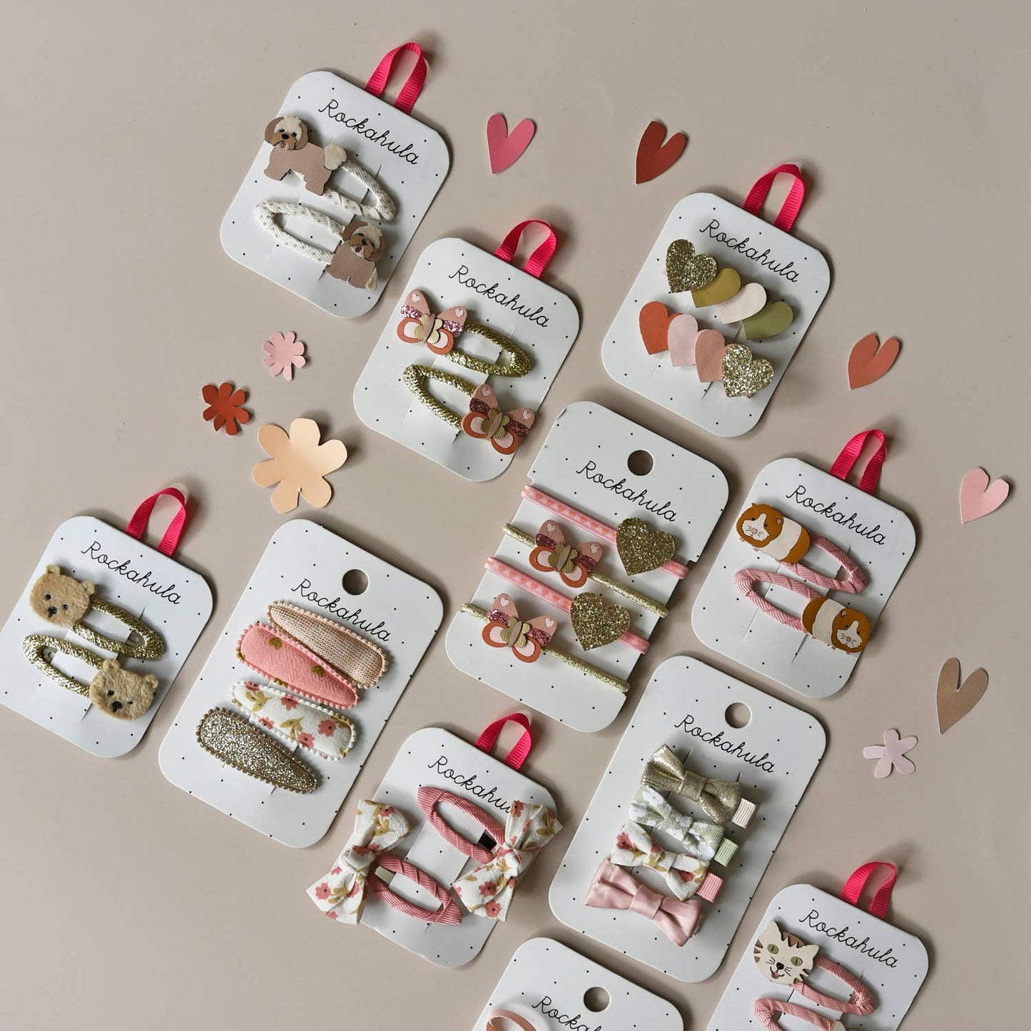 Elsie Mini Bow Clip Set