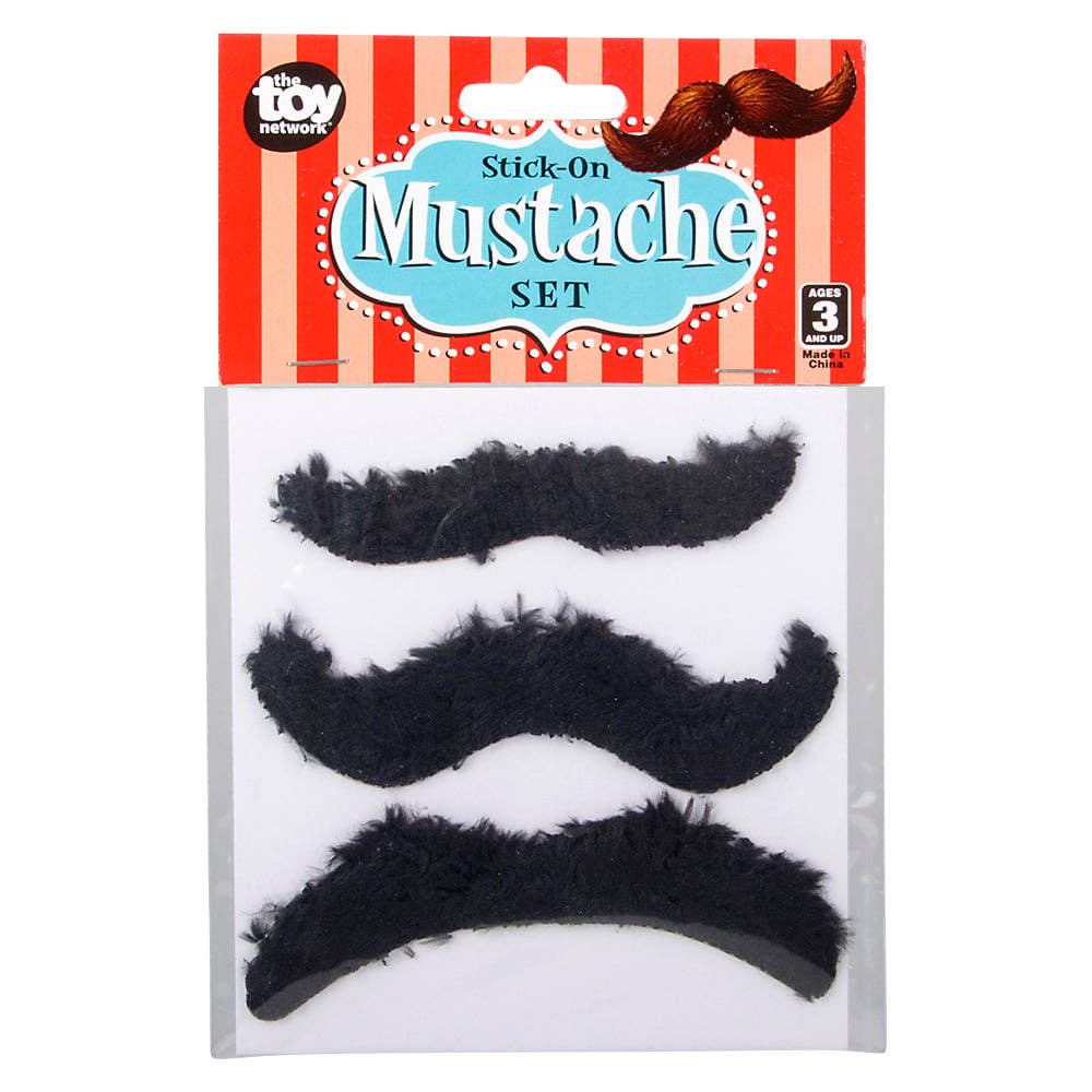 Mustache Set- 3 piece 3.5"