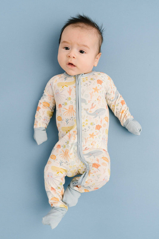 Underwater Friends Bamboo Pajama Sleeper
