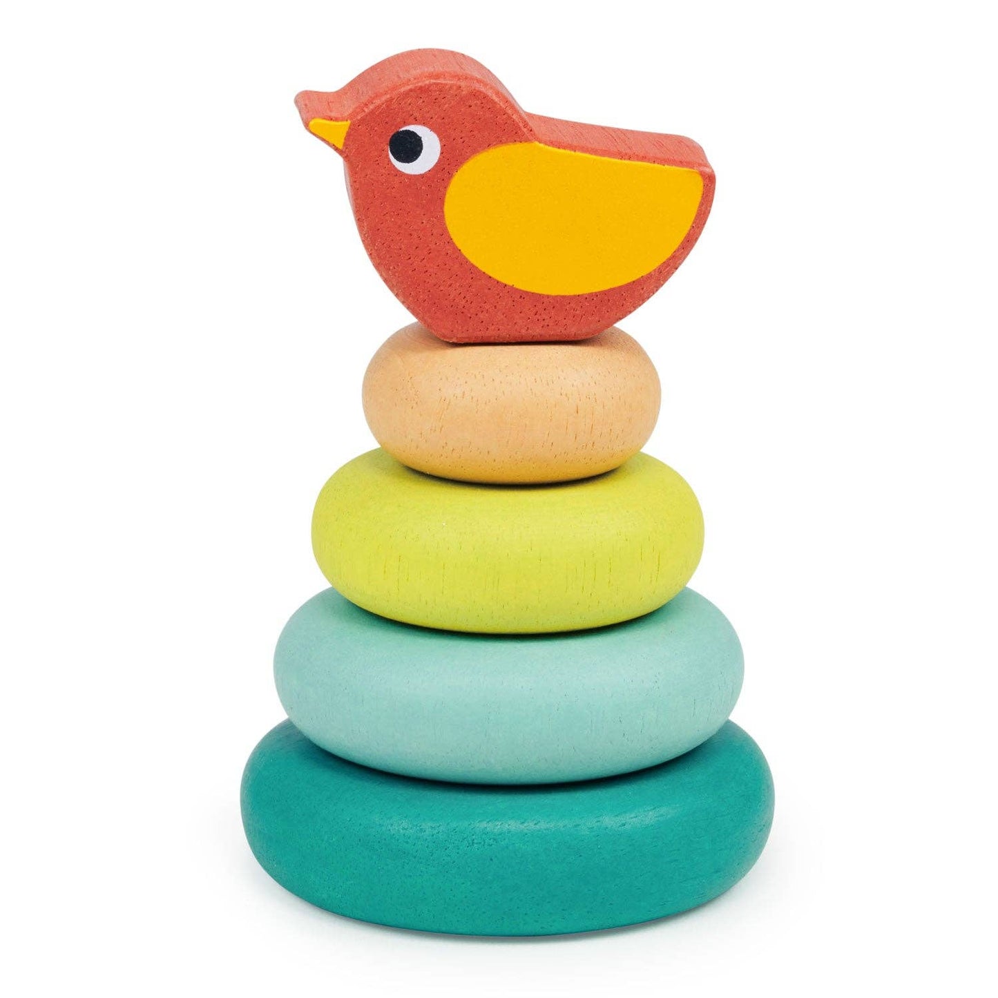 Stacking Tree with Bird Wooden Toy