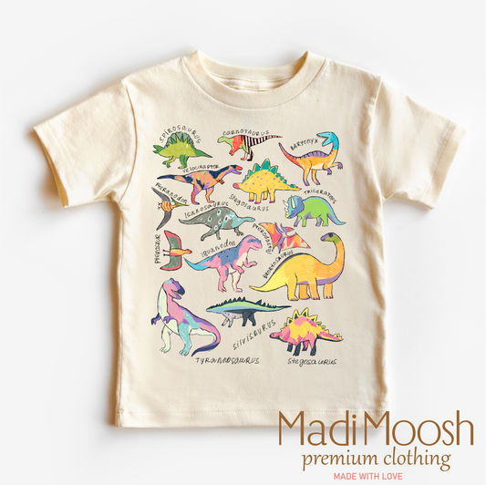 Dinosaurs Names Tee