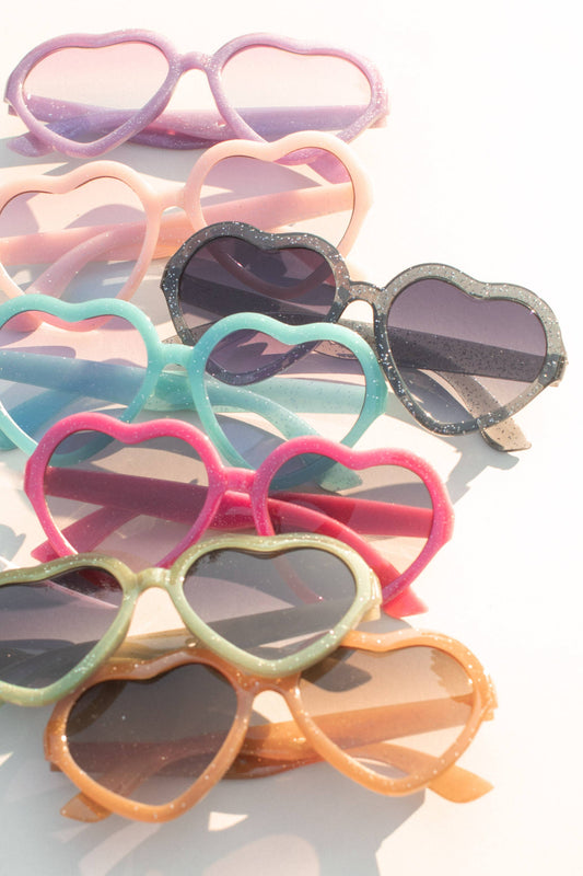 Glitter Heart Sunglasses