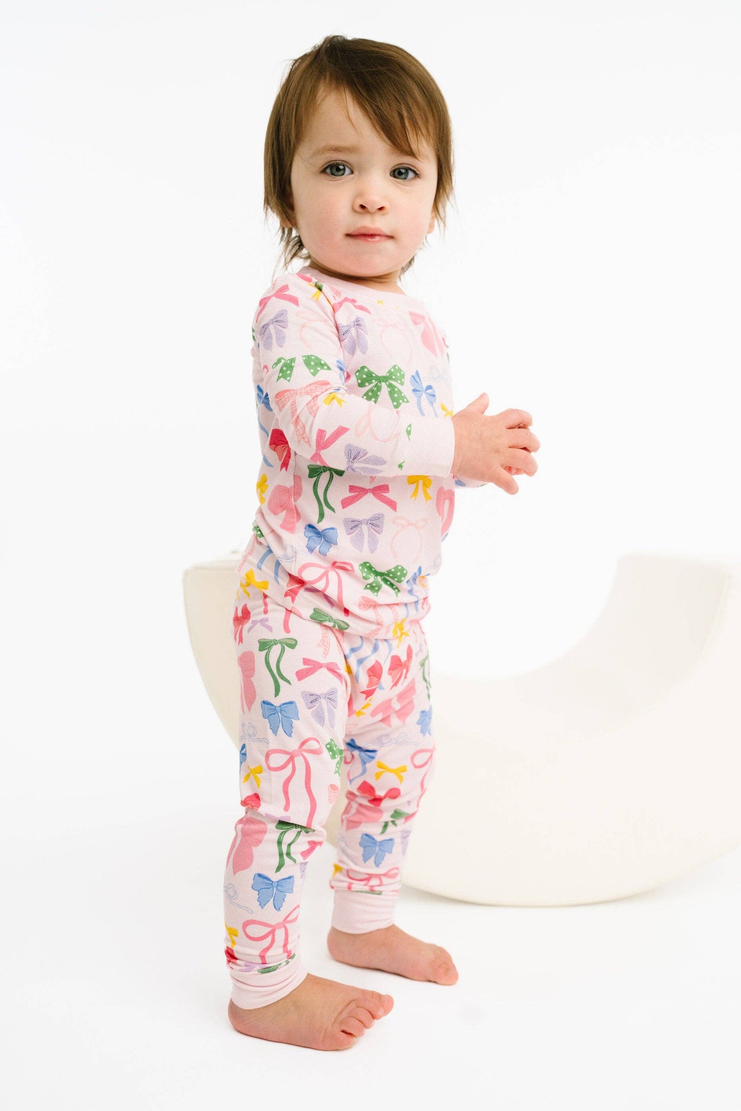 Bow Collection Bamboo Pajama Set