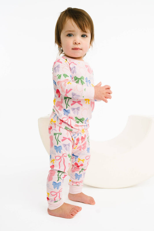 Bow Collection Bamboo Pajama Set