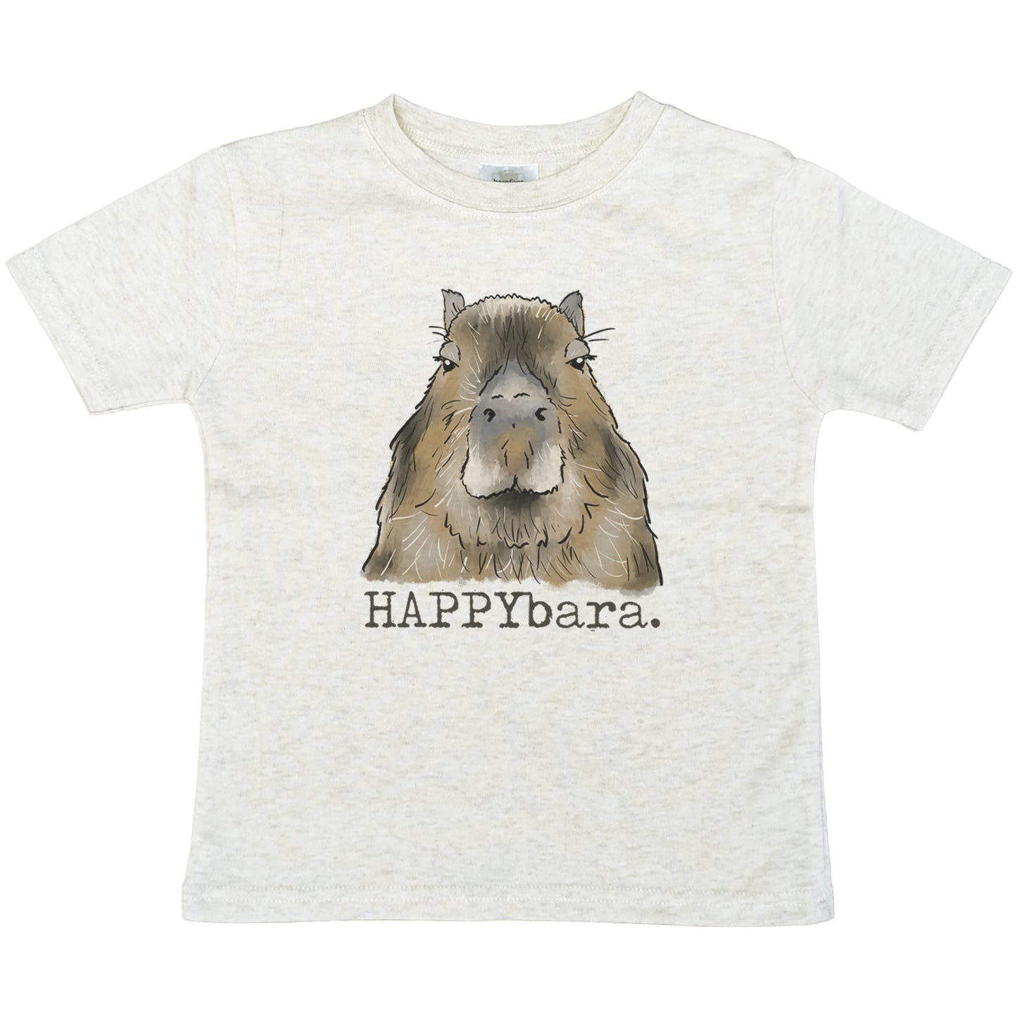 "HAPPYbara" Capybara Tshirt
