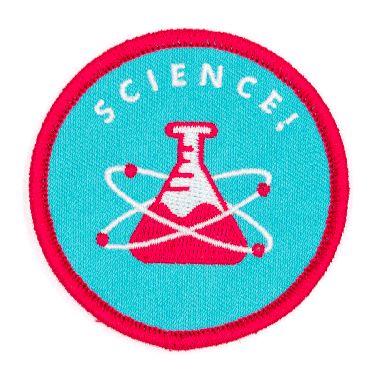 Science Embroidered Iron-On Patch