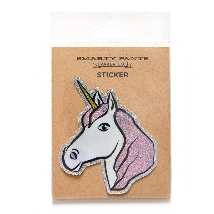 Unicorn Glitter Sticker