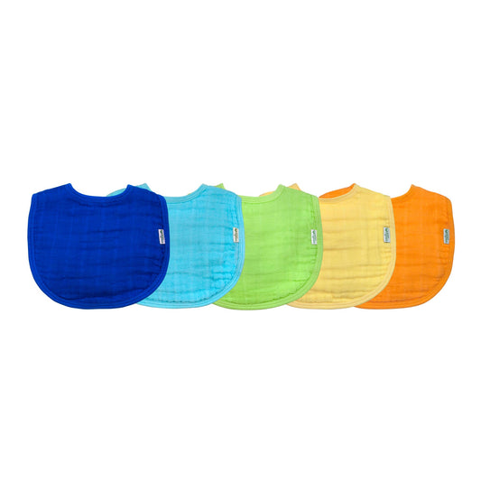 Muslin Bibs - 5 pack