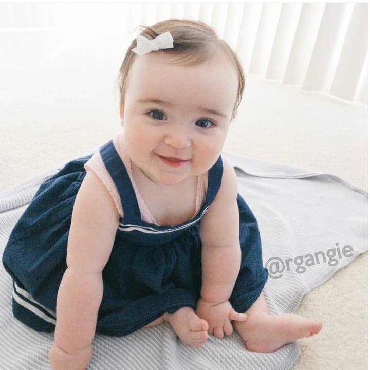 Juniper- 5 Grosgrain Bows Snap Clips