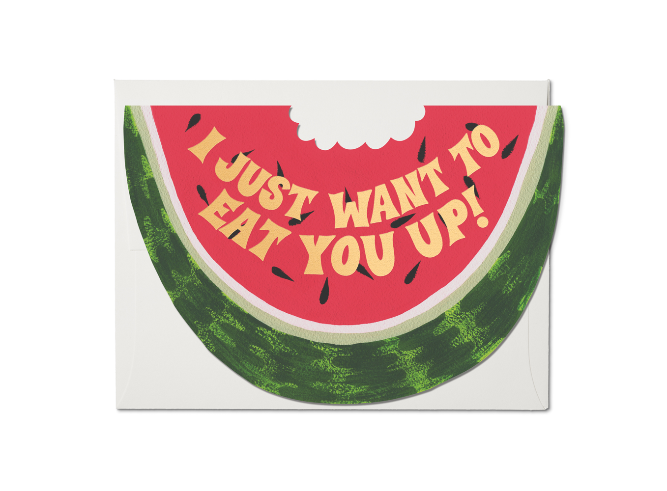 Juicy Watermelon Greeting Card