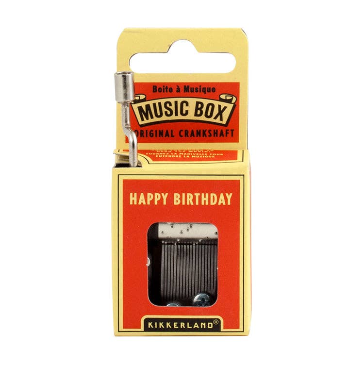 Happy Birthday Crank Music Box