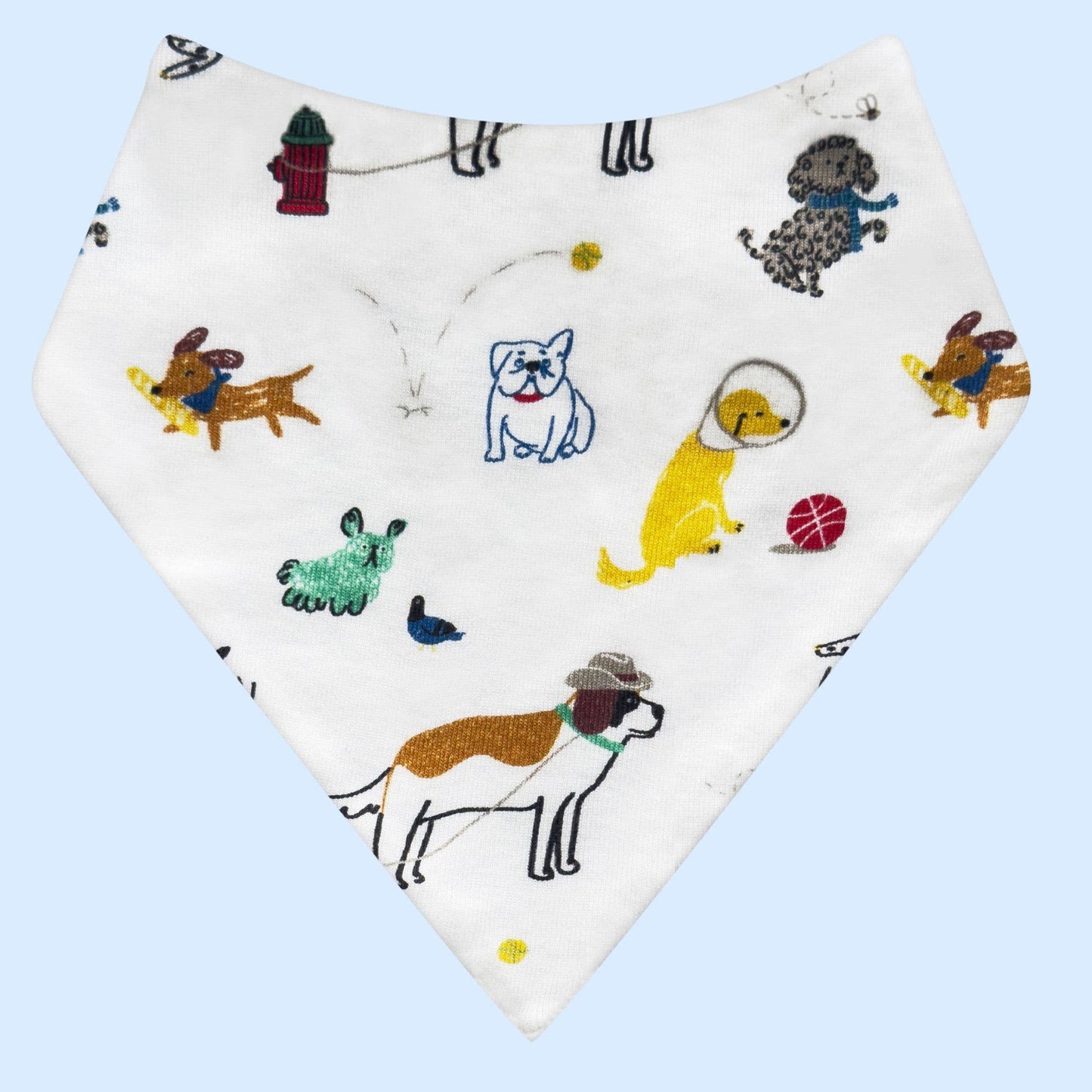Dogs Baby Kerchief Bib