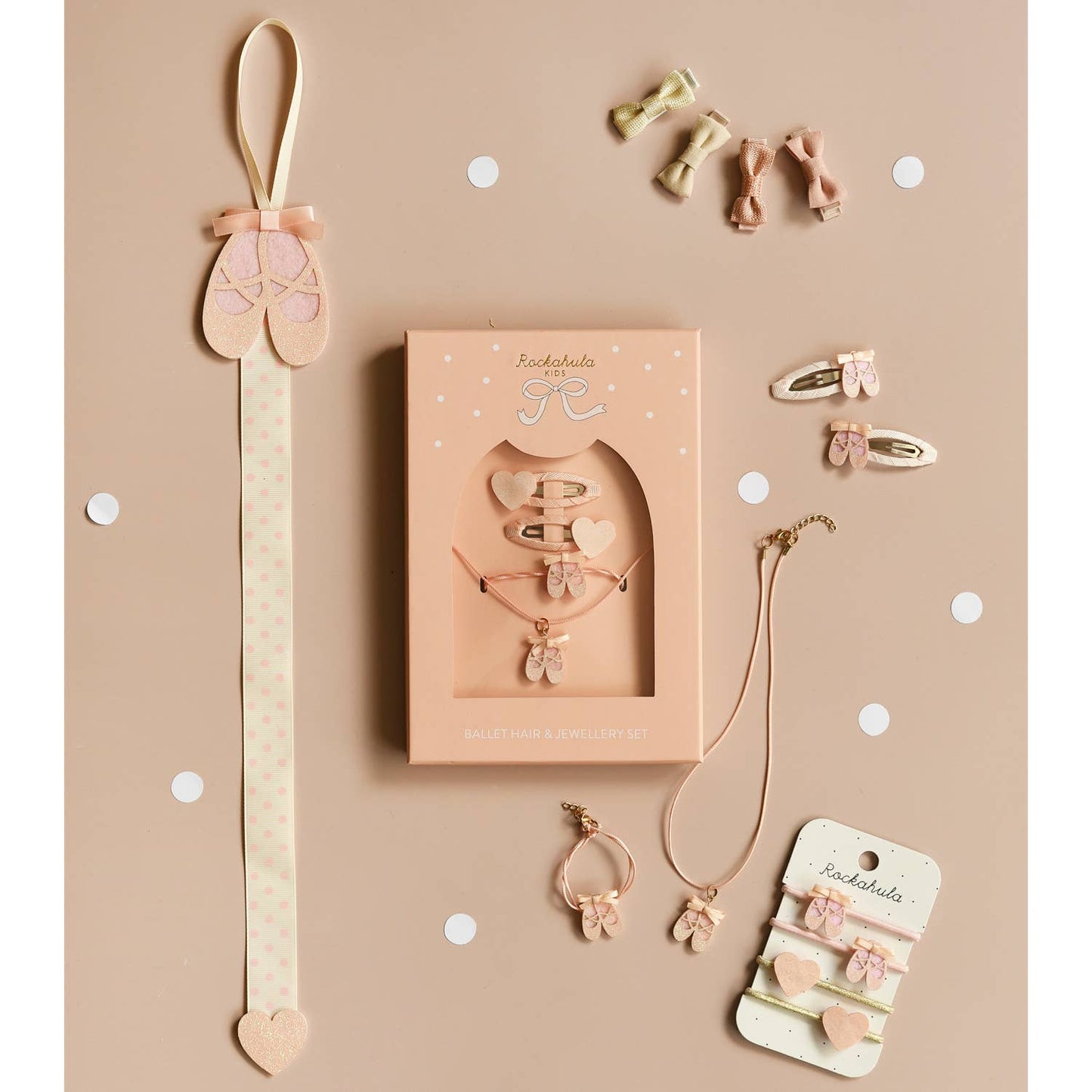 Linen Mini Bow Clips