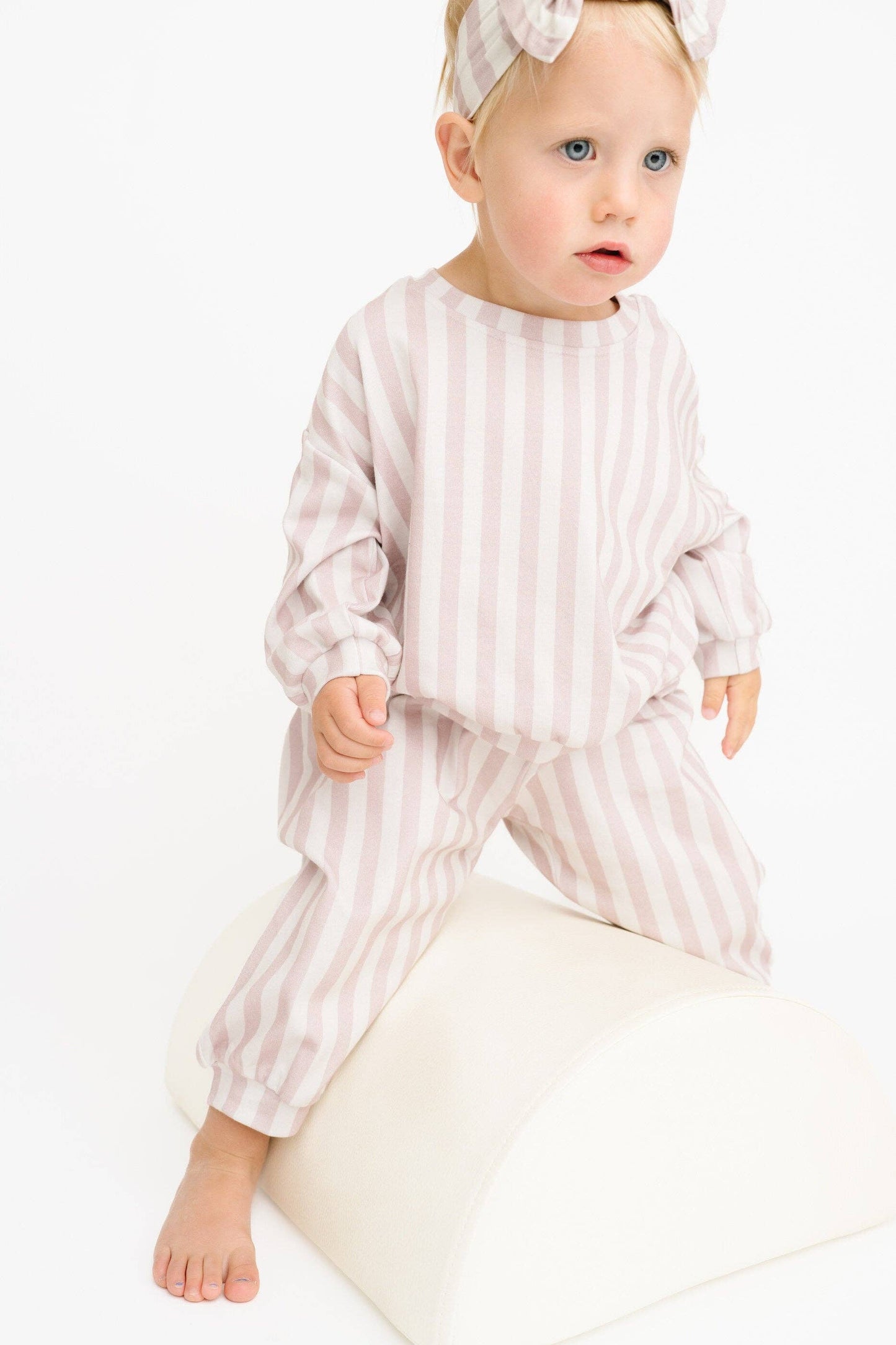 Blush Stripe Sweatsuit