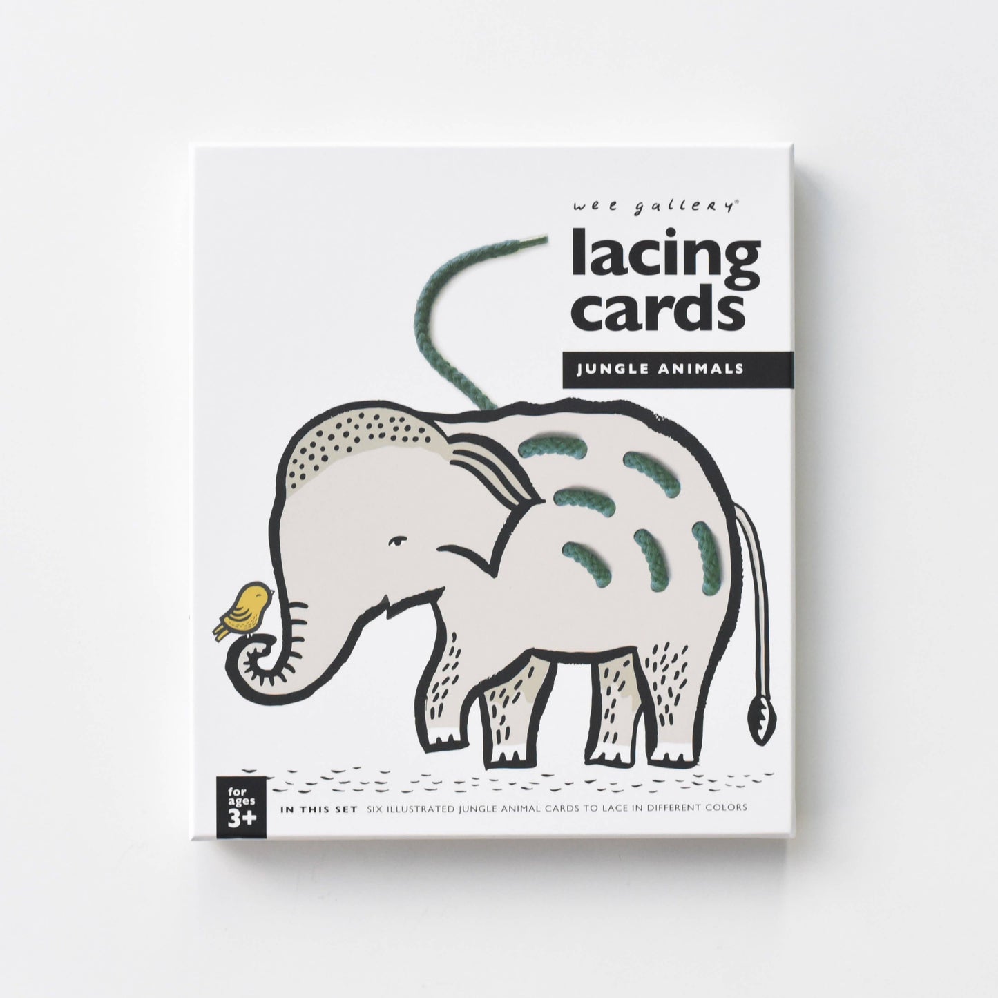 Jungle Animals- Lacing Cards