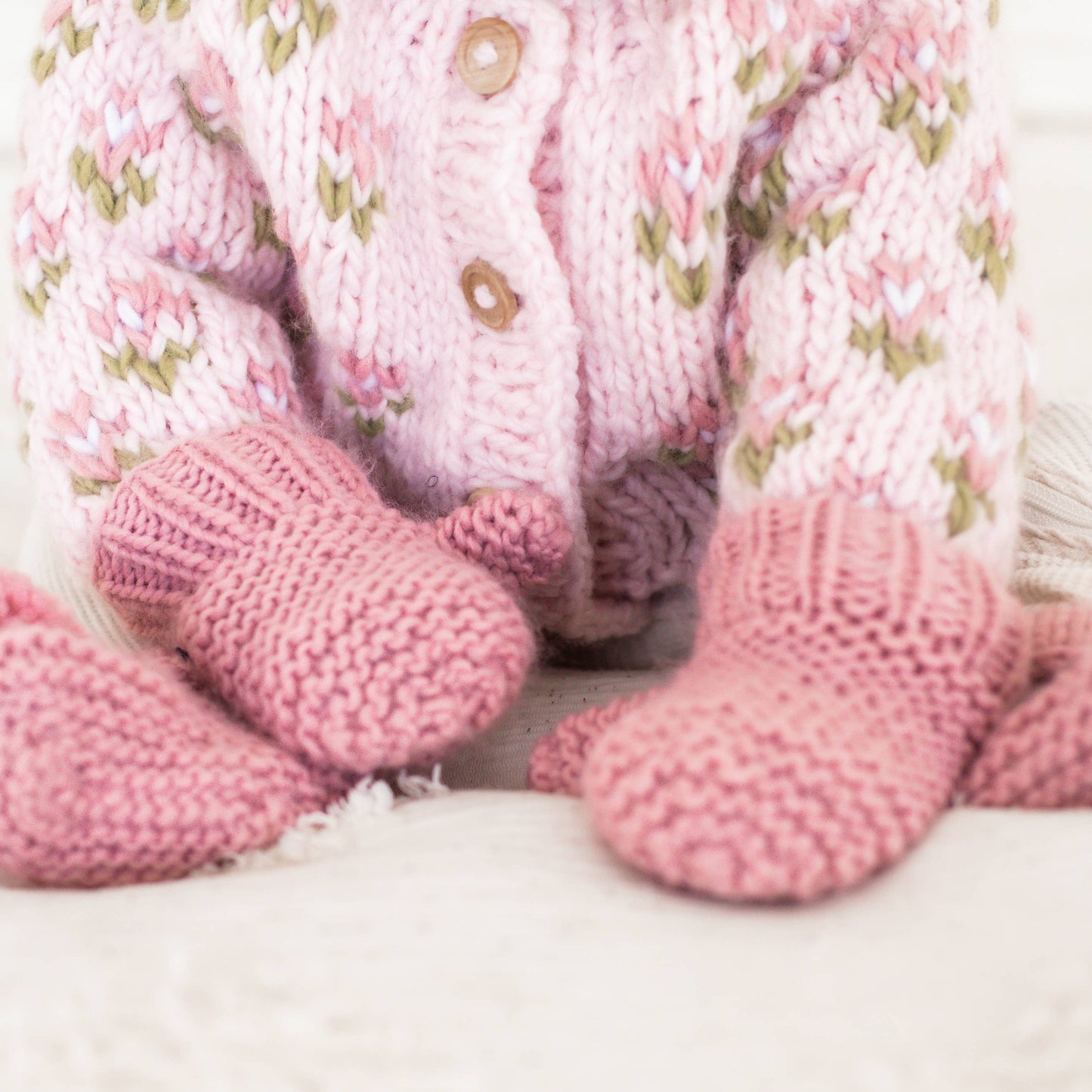 Garter Stitch Mittens for Toddlers & Kids