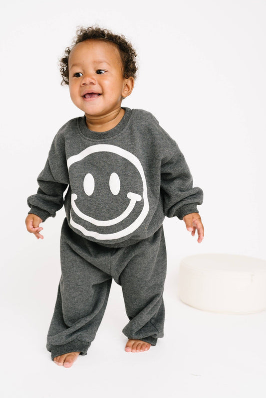 Charcoal Happy Sweatsuit