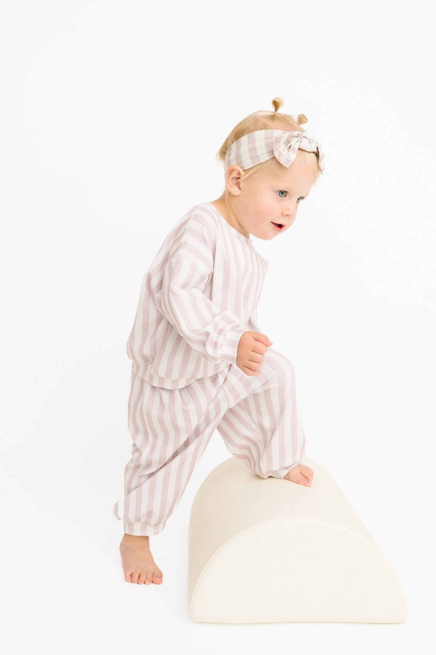 Blush Stripe Sweatsuit