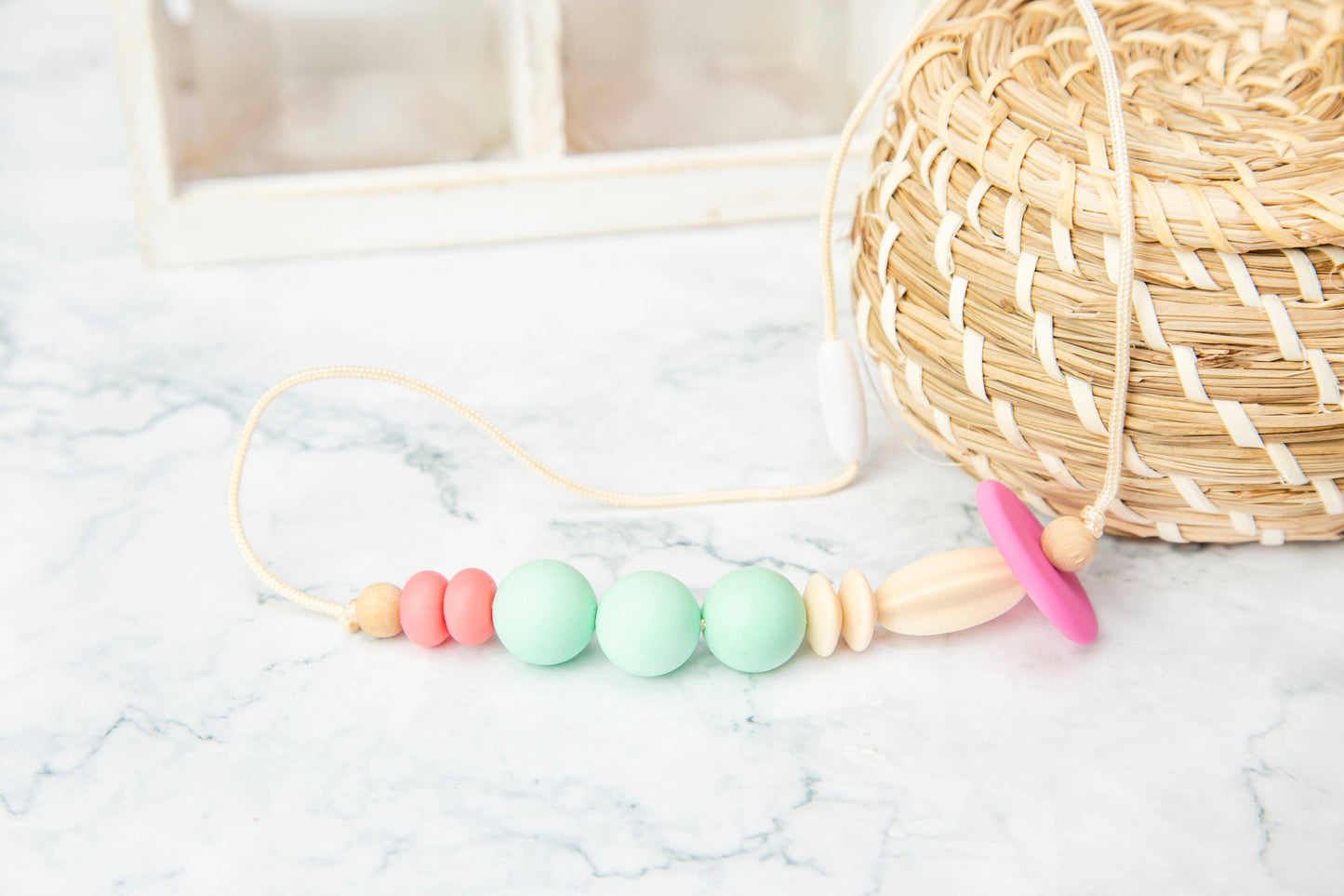 Silcone Bead Necklace- Child