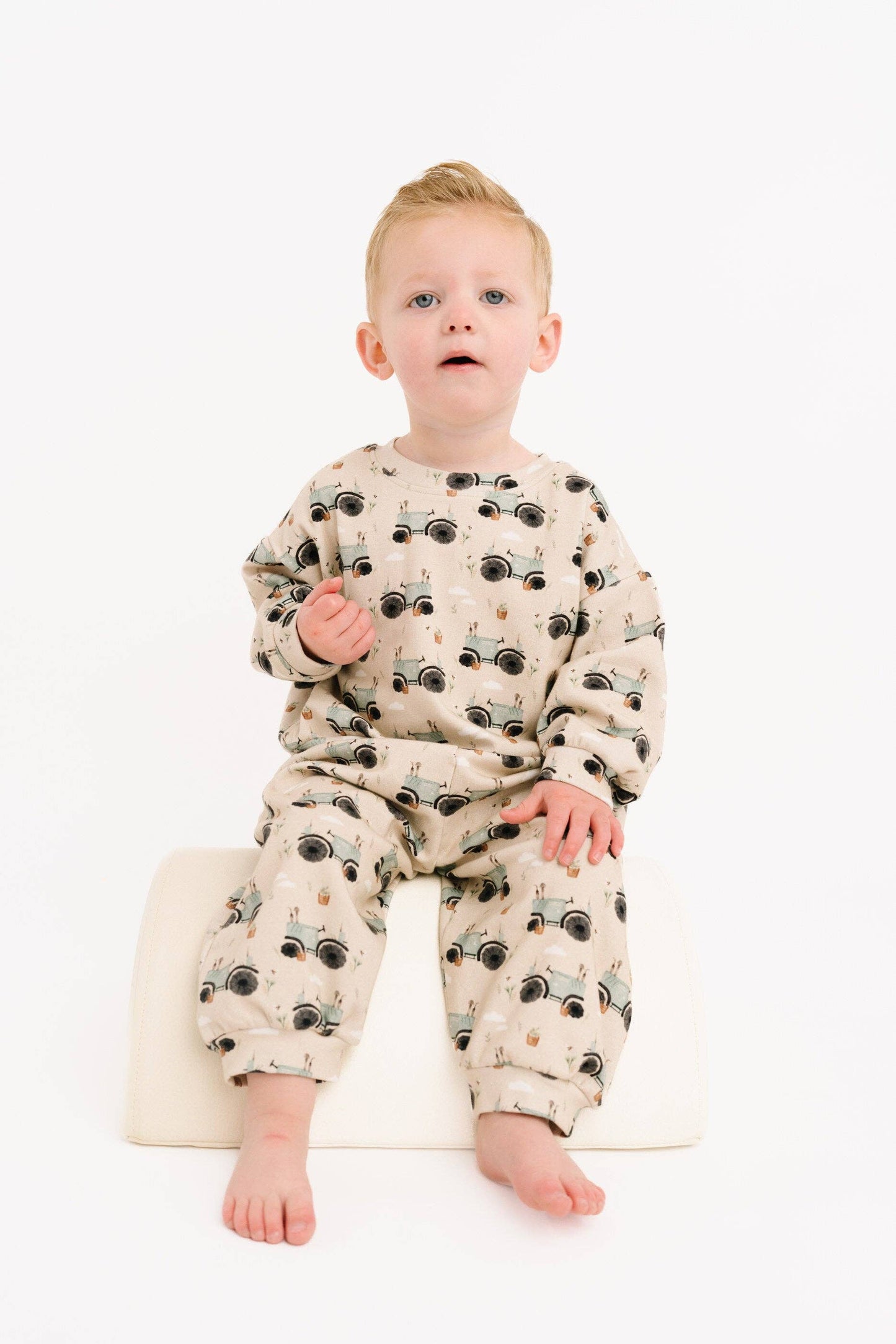 Blue Tractor Sweatsuit