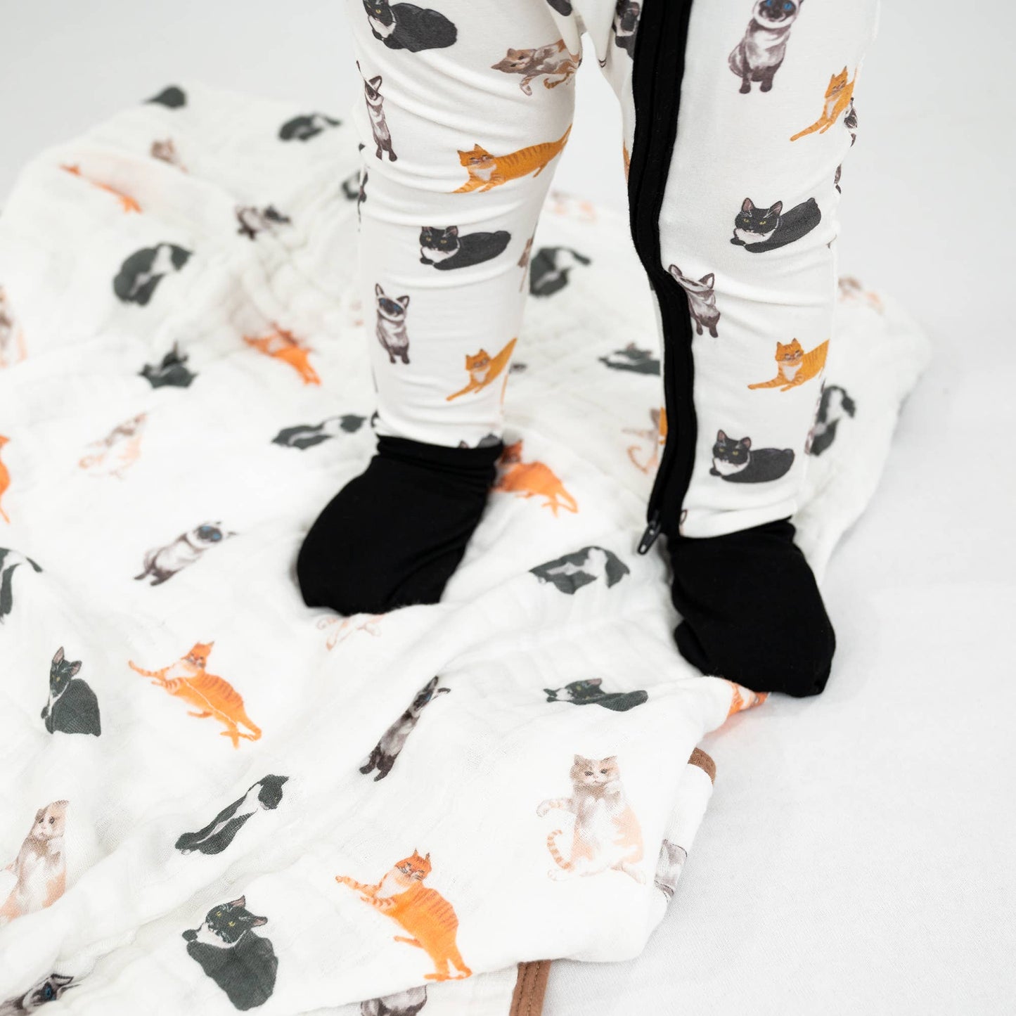 Purr-fectly Adorable Cat Bamboo Pajamas