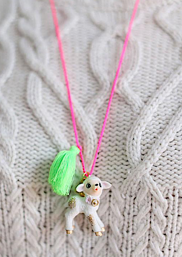 La La The Lamb Necklace